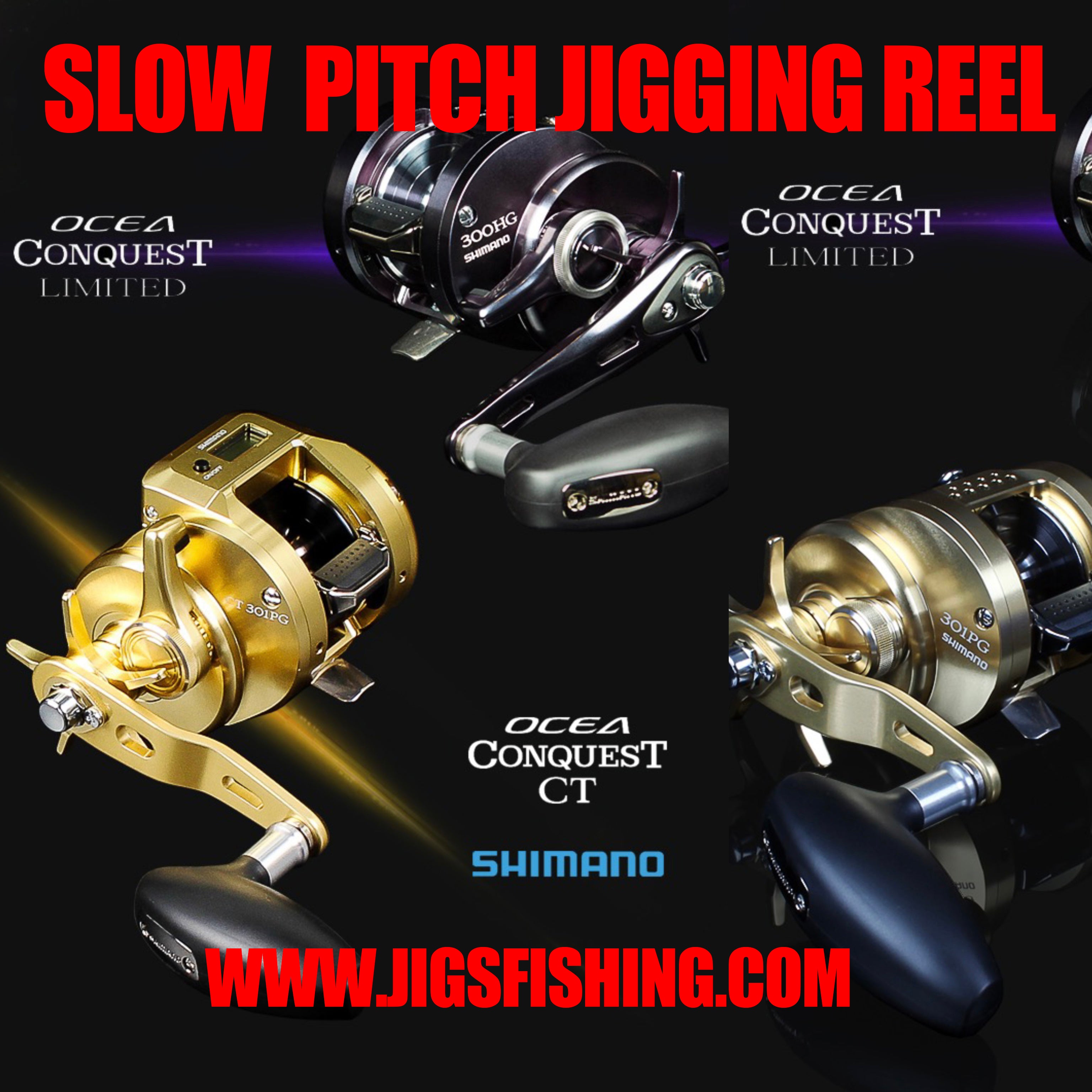 Golden Bull” Slow Pitch Jigging Reel (left and right hand) – Jigs Fishing  Tackle Store