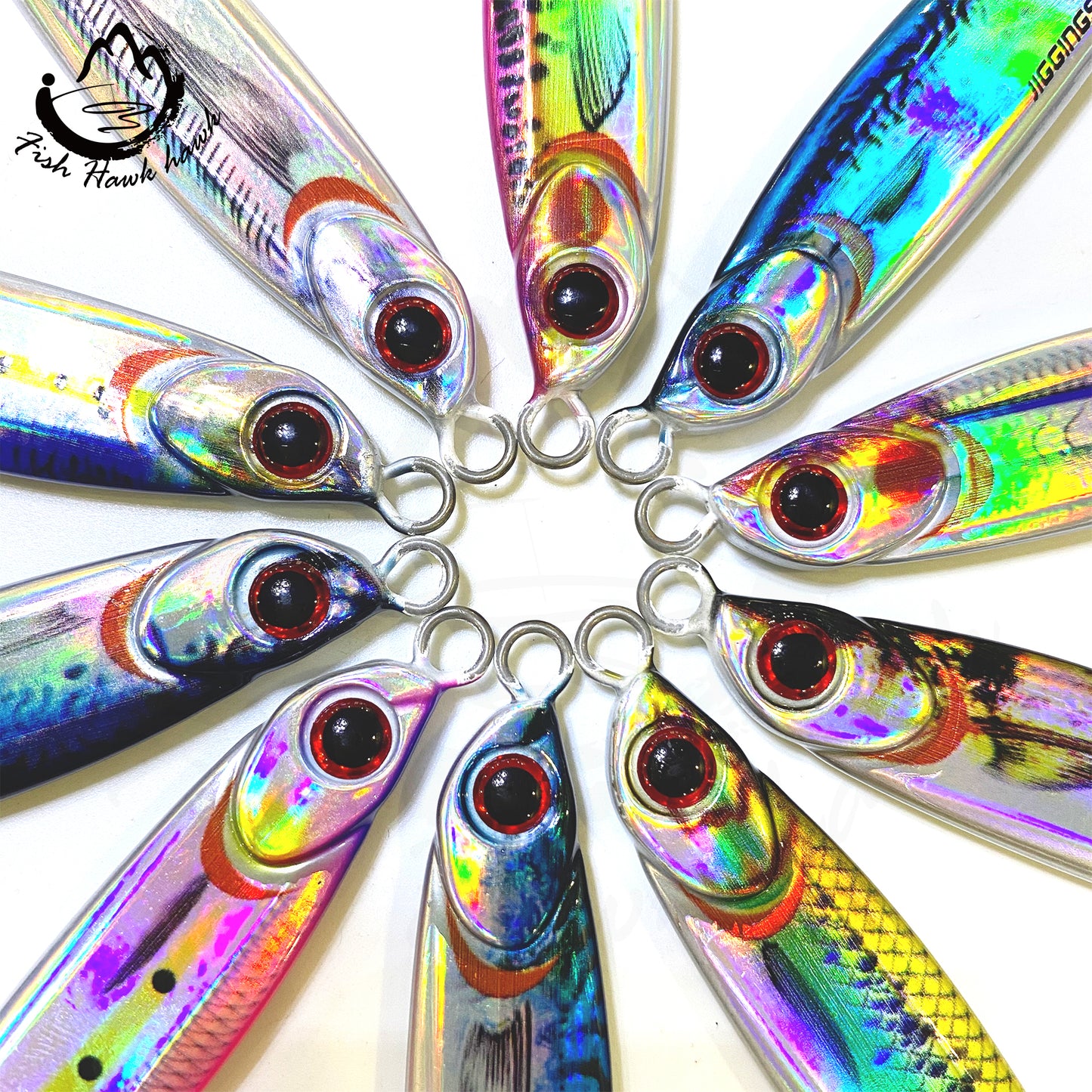 索#102 Slow/Speed Pitch Jigs Bait 10g 15g 20g 30g 40g 60g 80g