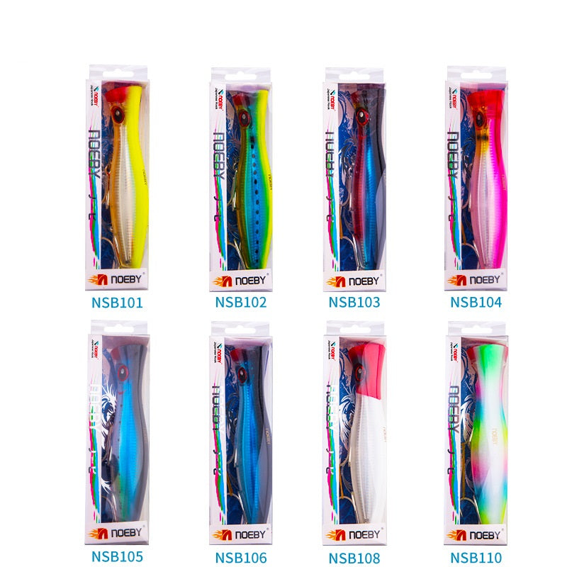 Saltwater plastic popper bait #13- 120mm/43g