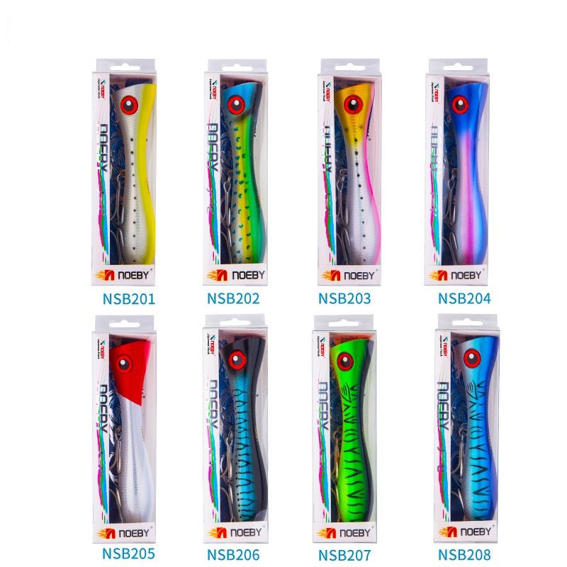 Saltwater plastic popper bait #9- 200mm/133g