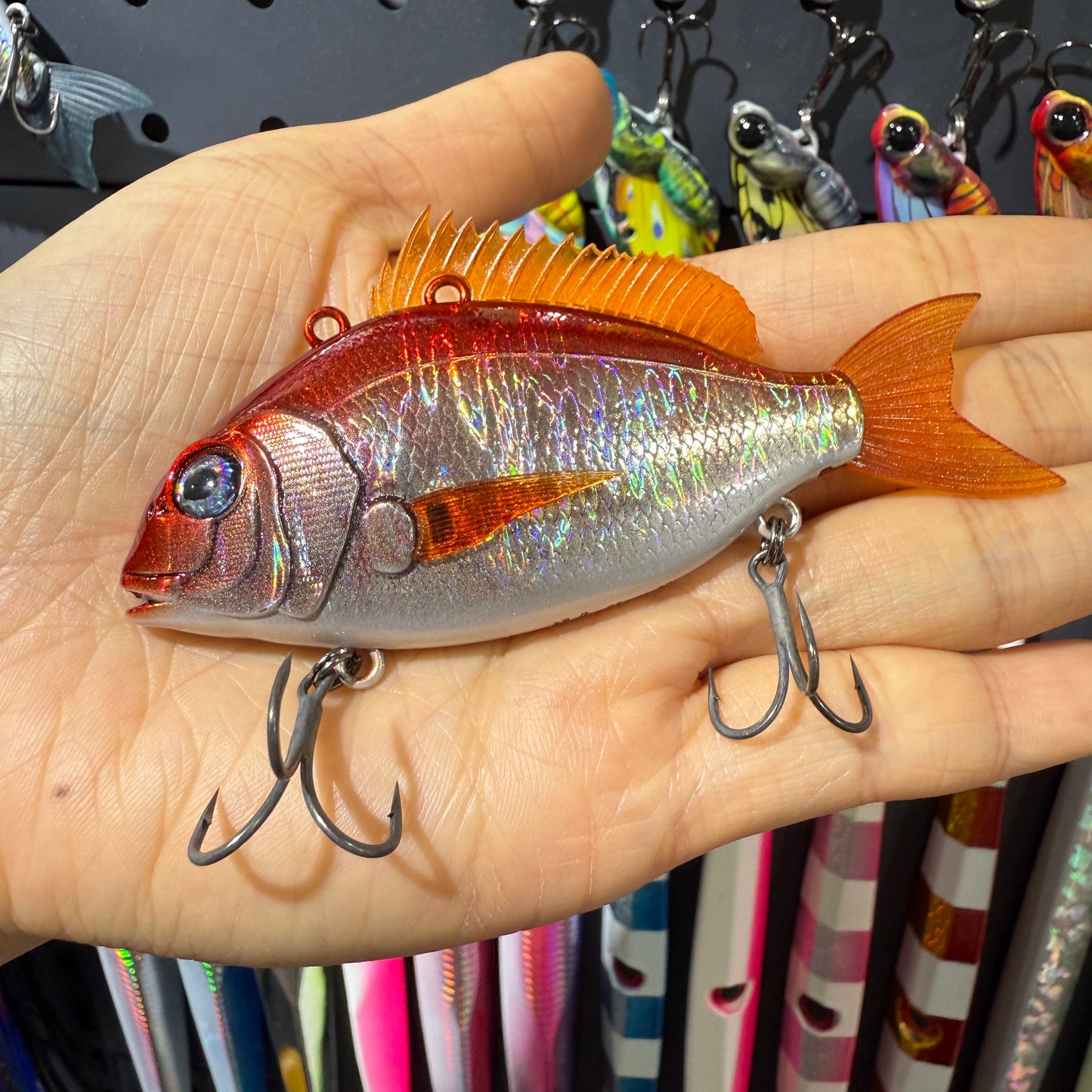 Snapper VIB 3D simulation lure fake Saltwater plastic bait 11g30g24g