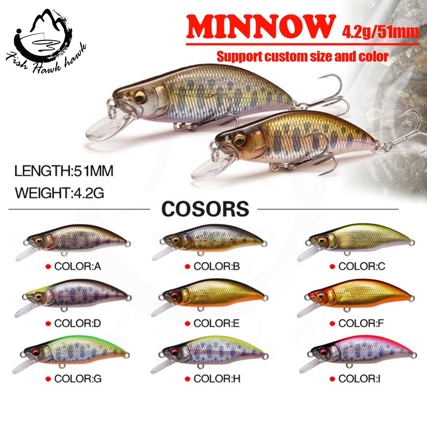 Minnow Saltwater Lures 4.2g/4.5g