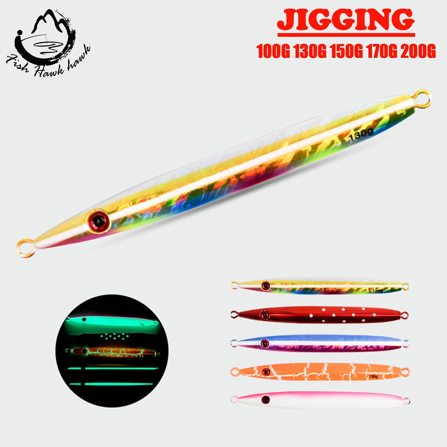 #86 Slow Pitch Jigs 100g 130g 150g 170g 200g