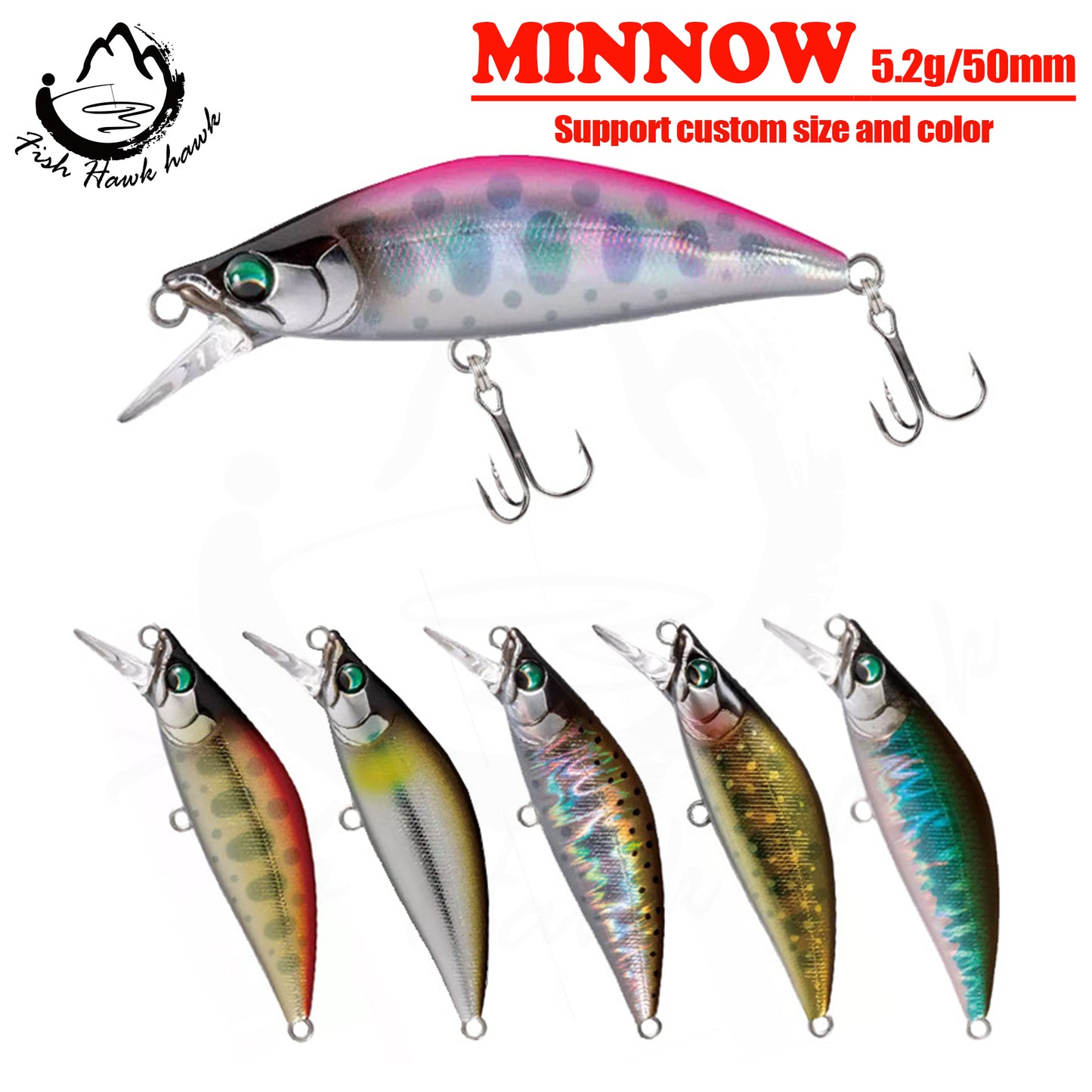 Minnow Saltwater Lures 50MM/5.2g