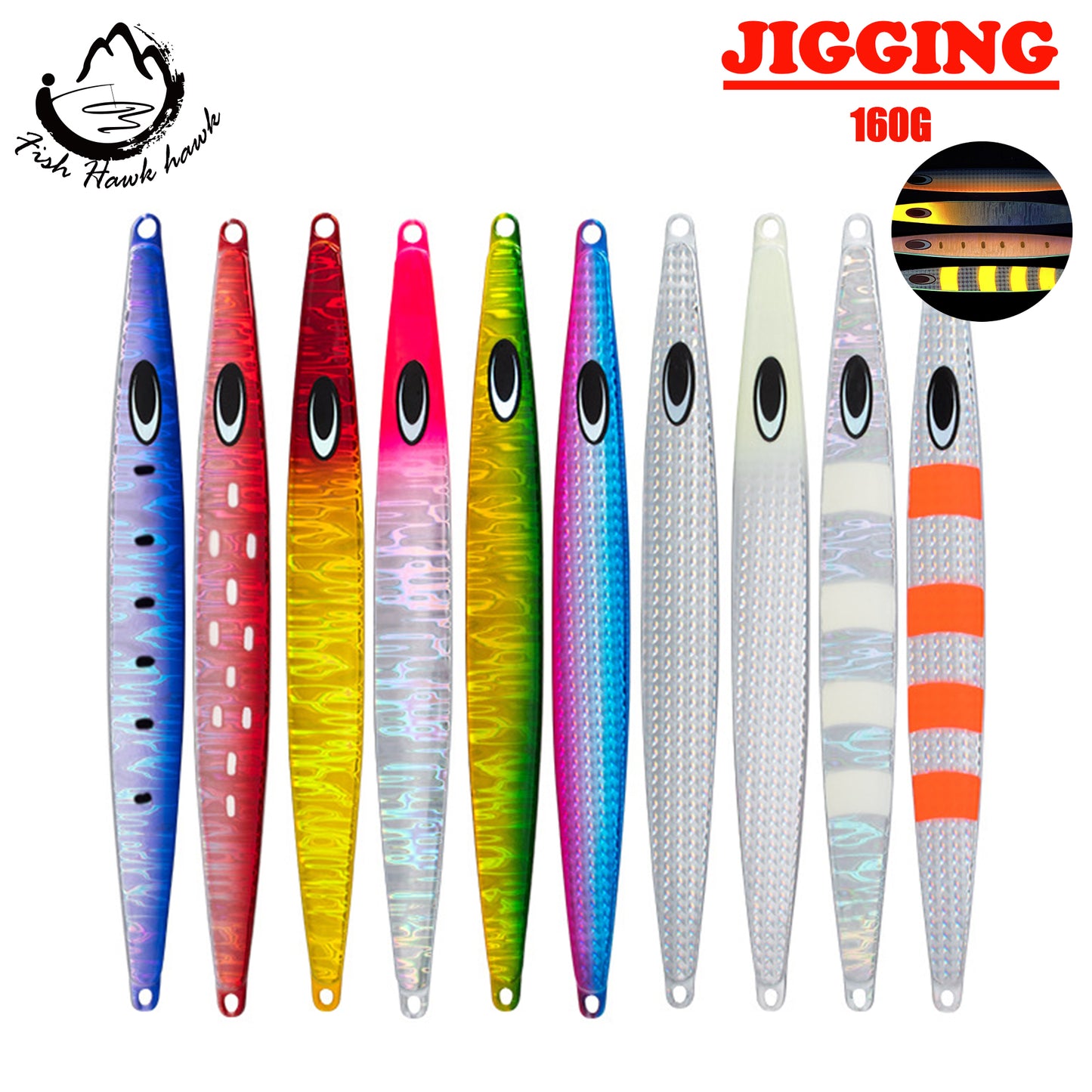 #84 Slow Pitch Jigs 160g