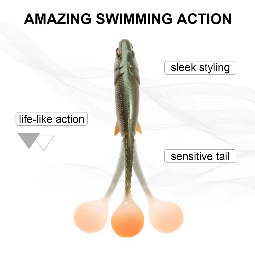 High Quality Soft lure/Soft Bait/Artficial Bait/Creature Bait Fishing Lure 6.5cm/ 8.5cm/10.5cm/12cm