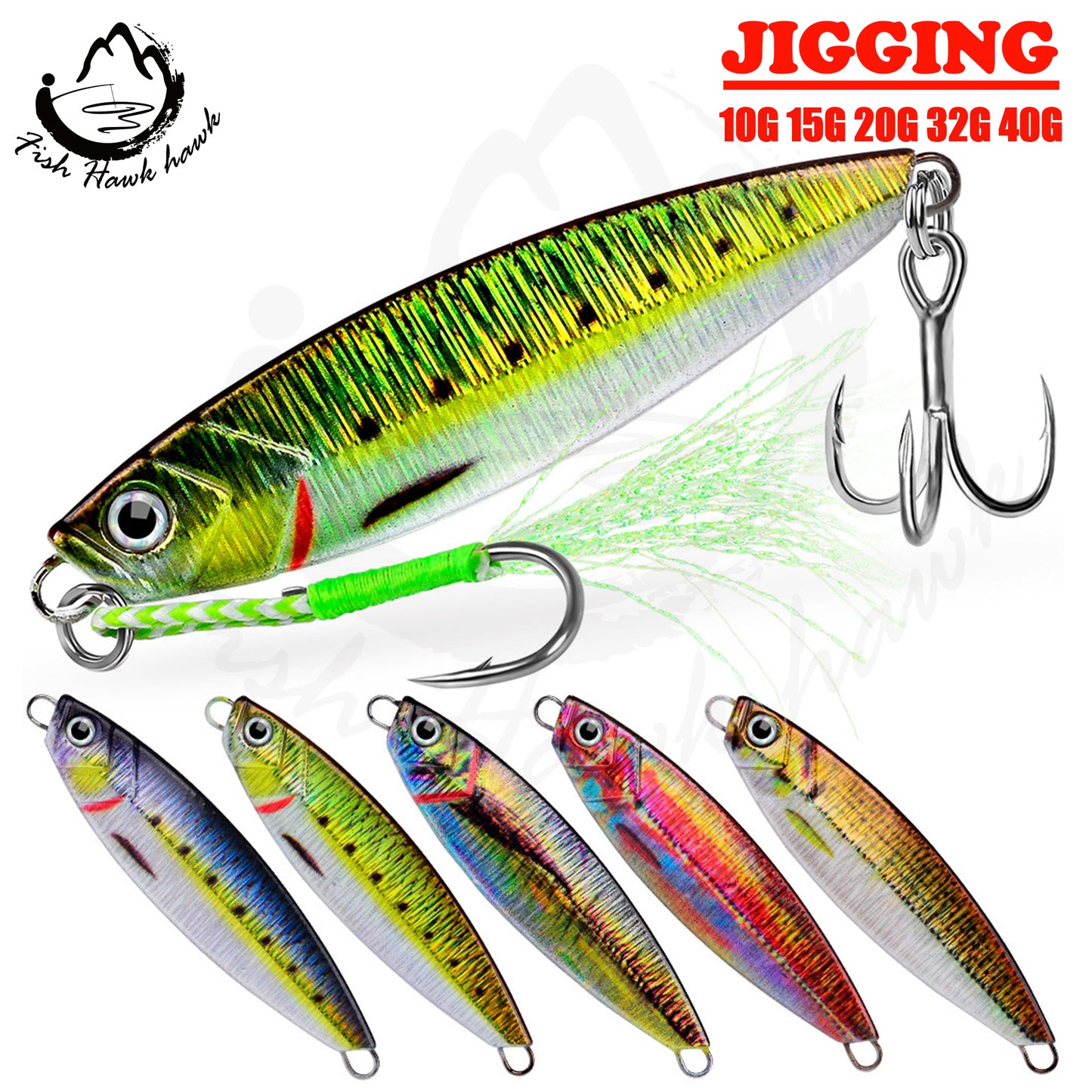 #81 Slow Pitch Jigs 10g 15g 20g 32g 40g