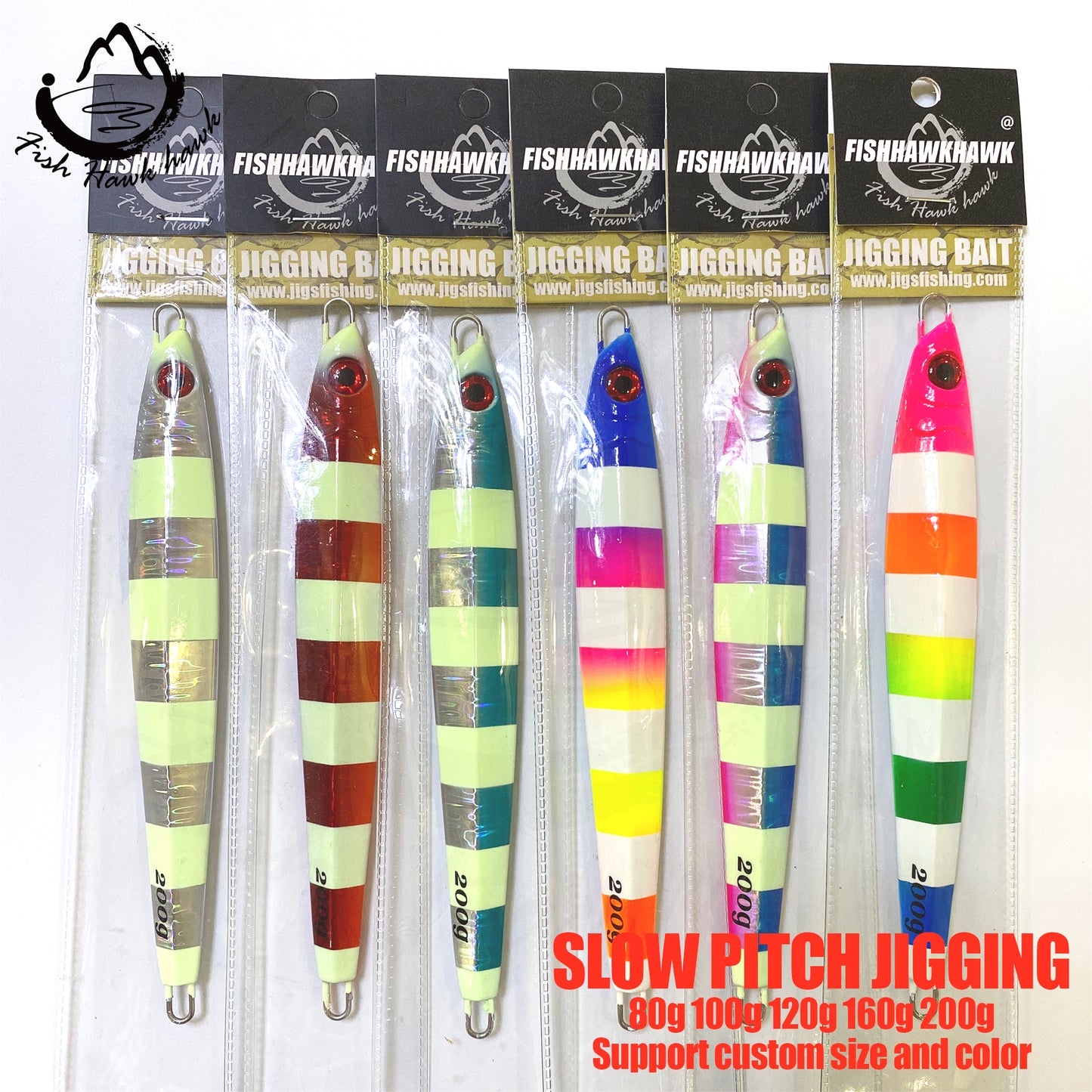 明#36 Speed Pitch Jigs Bait 80g 100g 120g 160g 200g