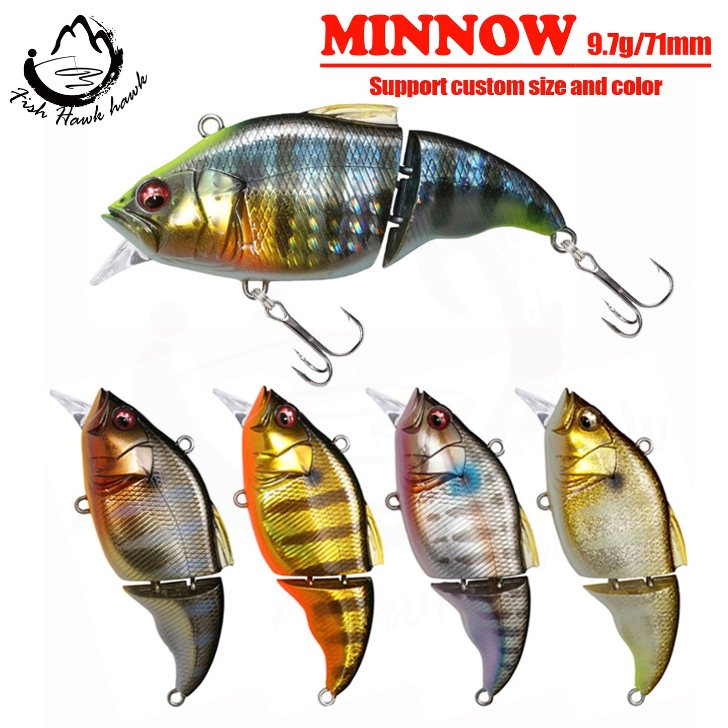 Minnow Saltwater Lures 71mm/9.7g