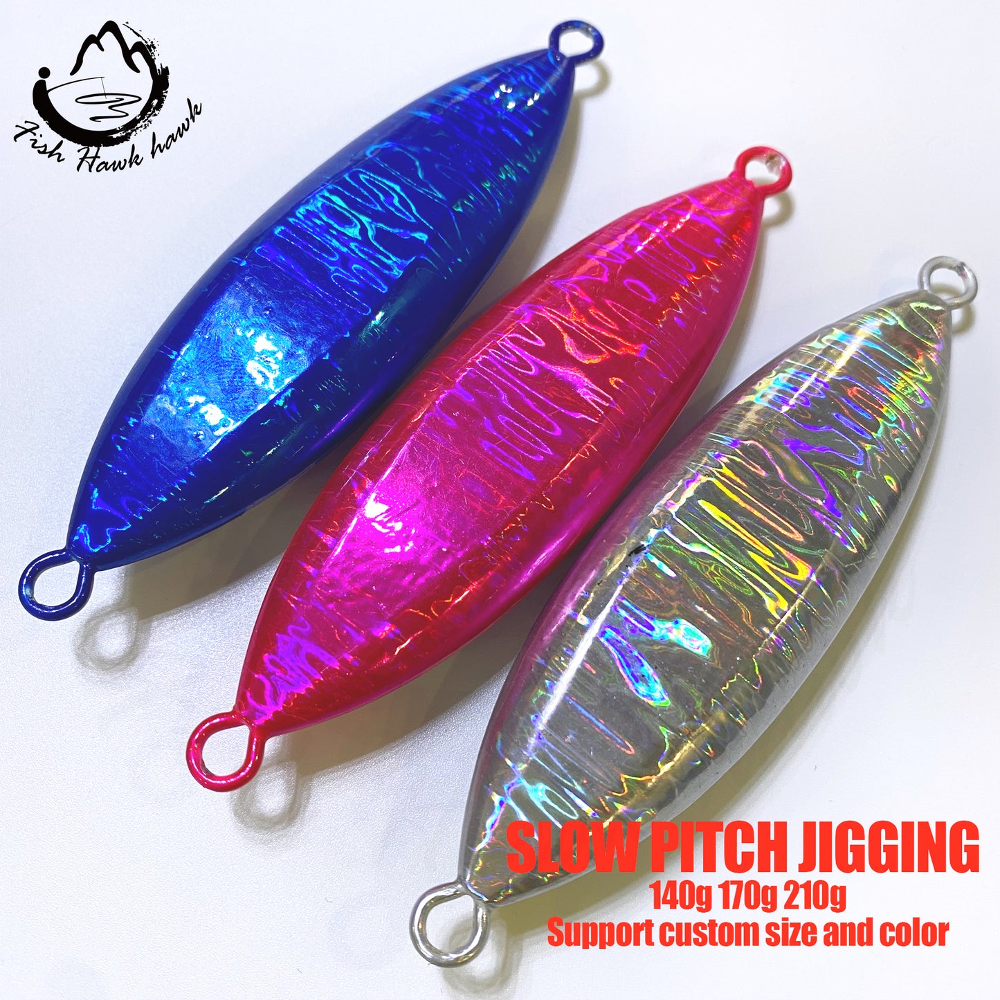 海#24 Slow Pitch Jigs Bait 140g 170g 210g
