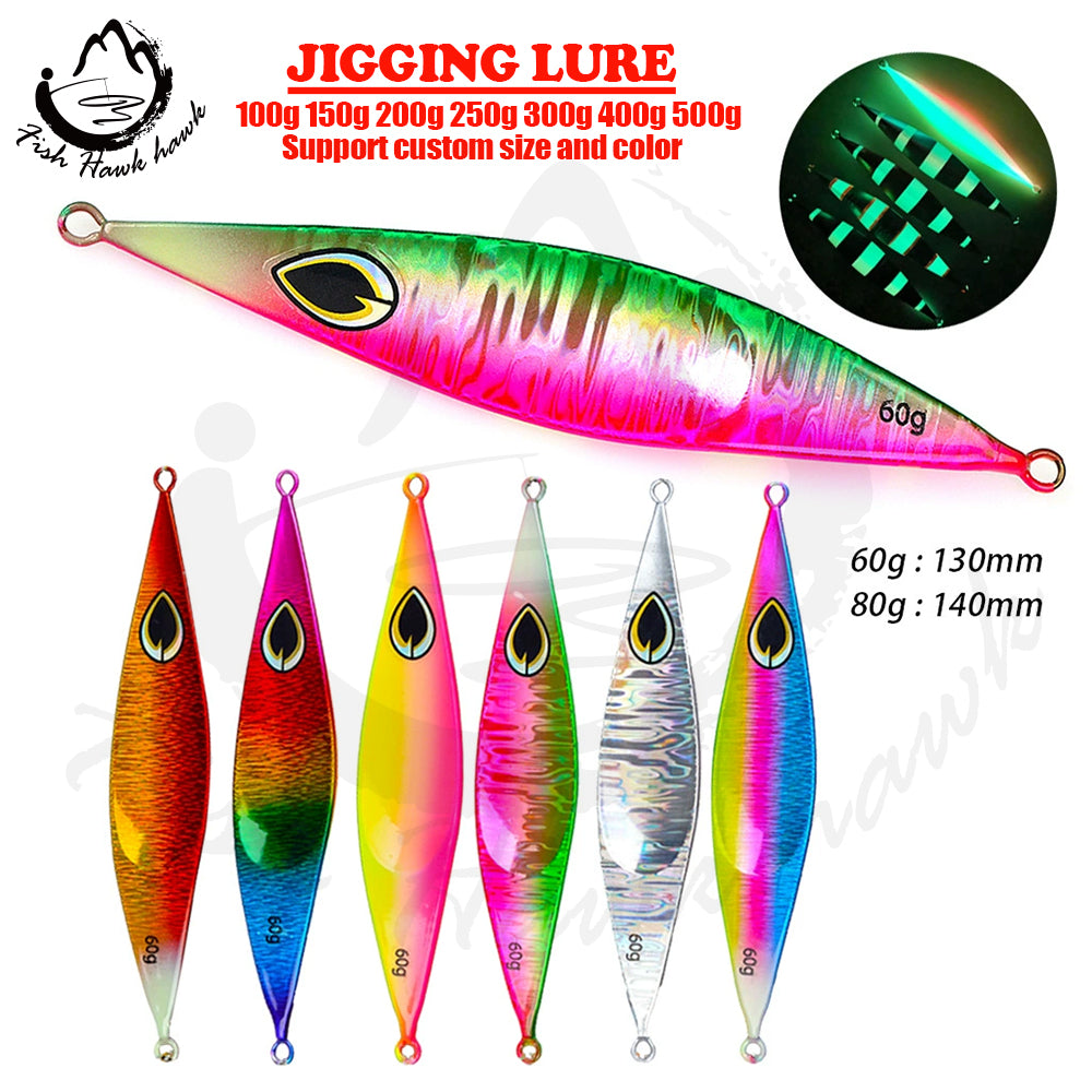 #55 Slow/Speed Pitch Jigs 60g 80g
