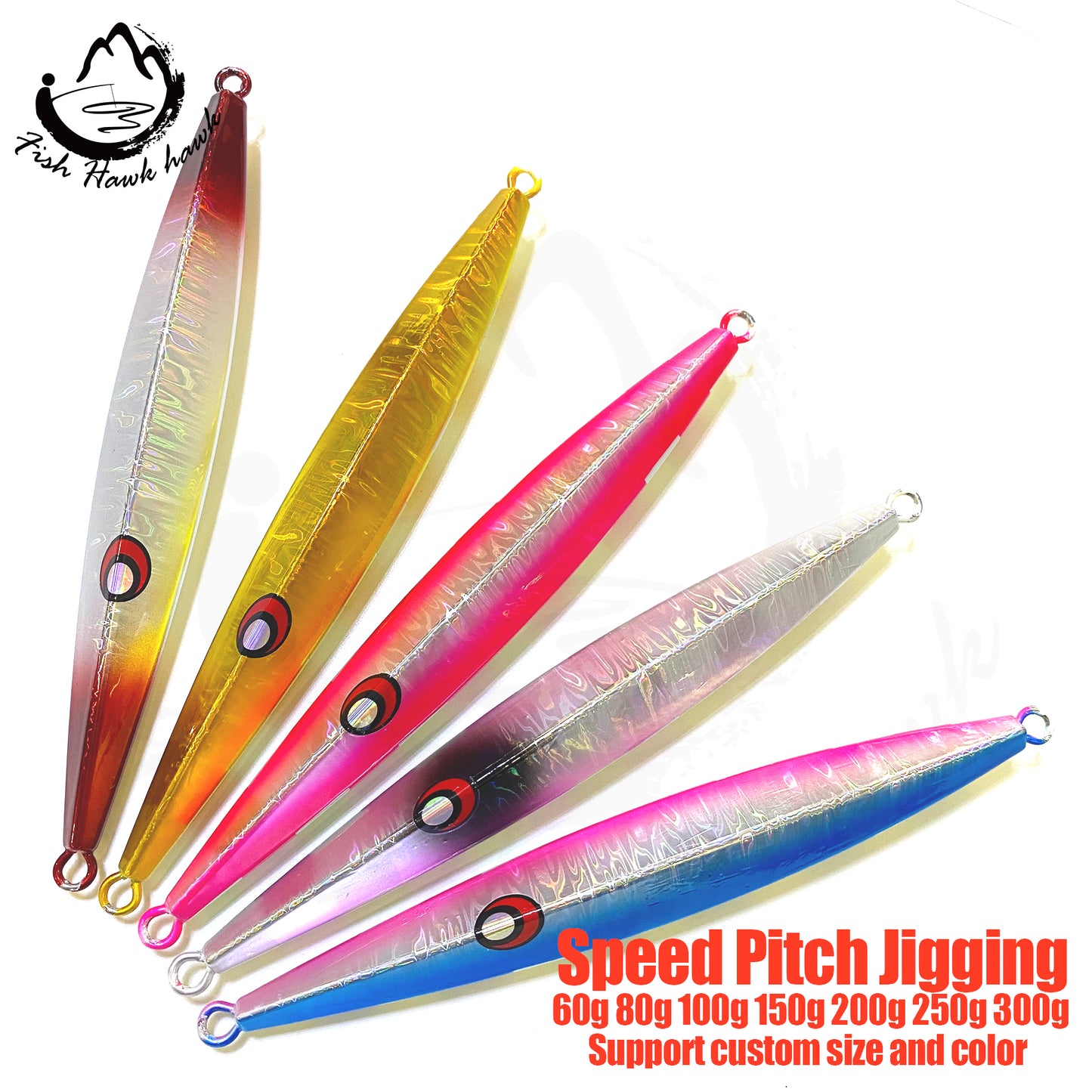 洋#51 Speed Pitch Jigs Bait 60g 80g 100g 150g 200g 250g 300g