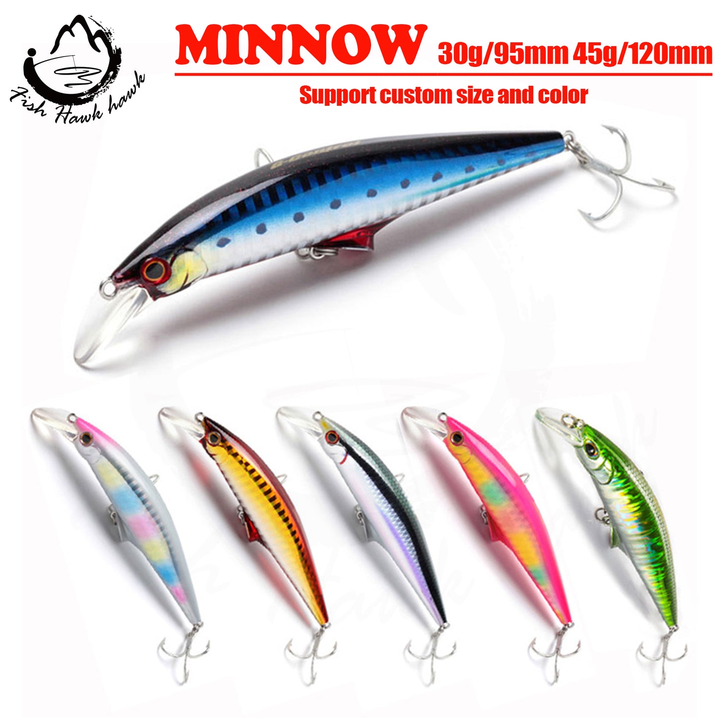Minnow Saltwater Lures 120mm/45g