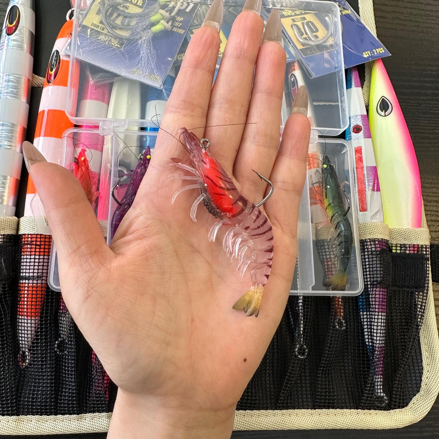 shrimp soft bait 8g 12g