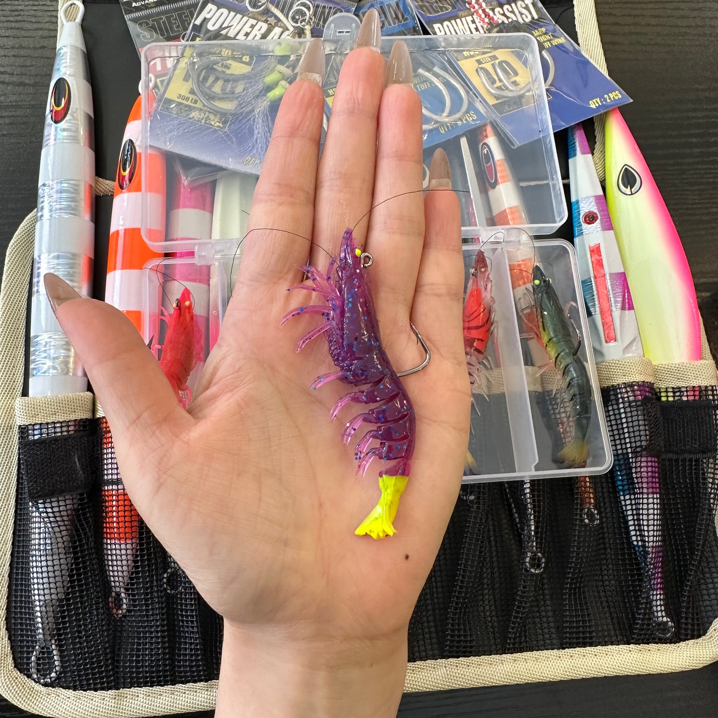 shrimp soft bait 8g 12g