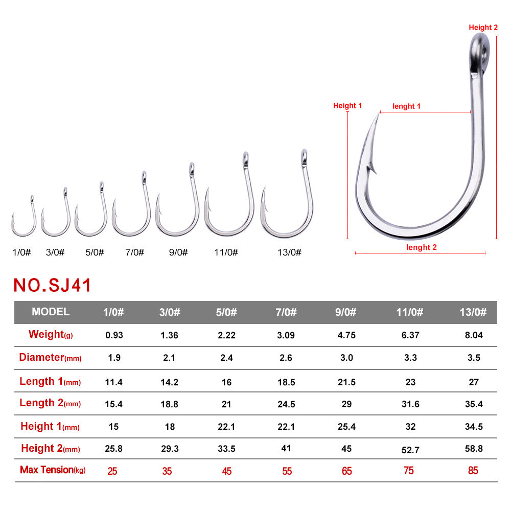 BKK assist hook#49 SJ41-1/0 3/0 5/0 7/0 9/0 11/0 13/0