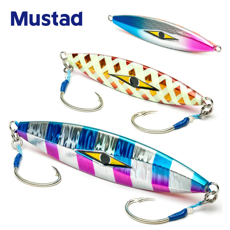 #7 Mustad Slow Pitch Jigs Bait 150g 180g 200g 250g 300g