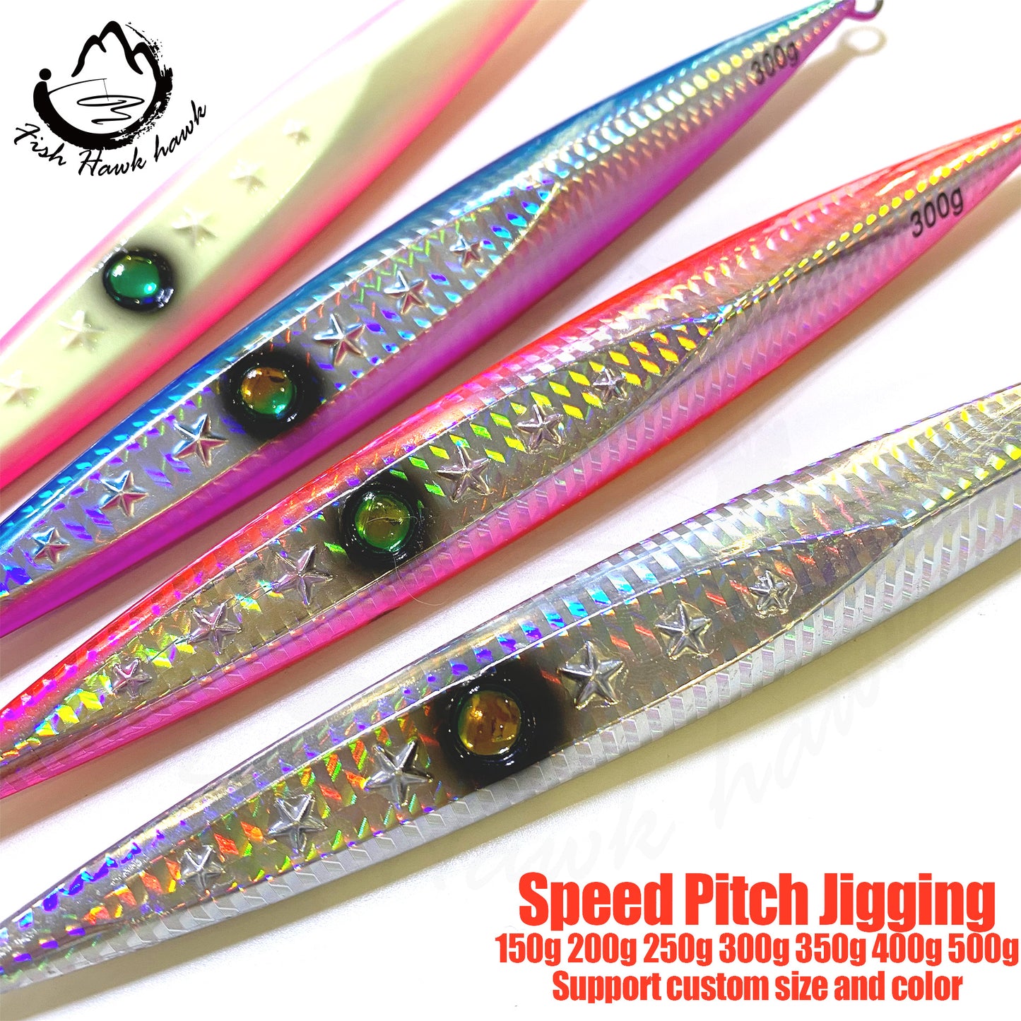 延#36 Speed Pitch Jigs Bait 150g 200g 250g 300g 350g 400g 500g