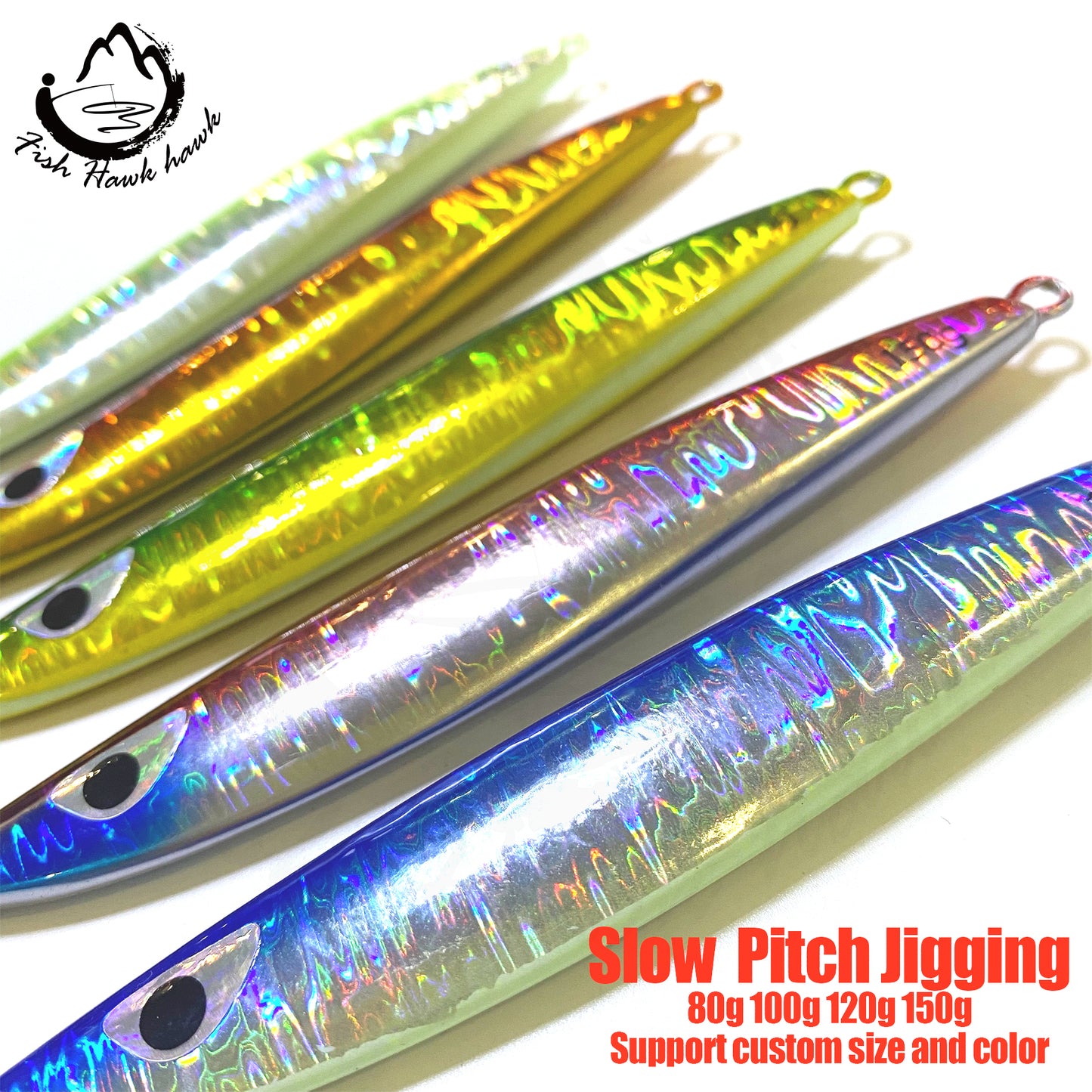 海#71 Slow/Speed Pitch Jigs Bait 80g 100g 120g 150g