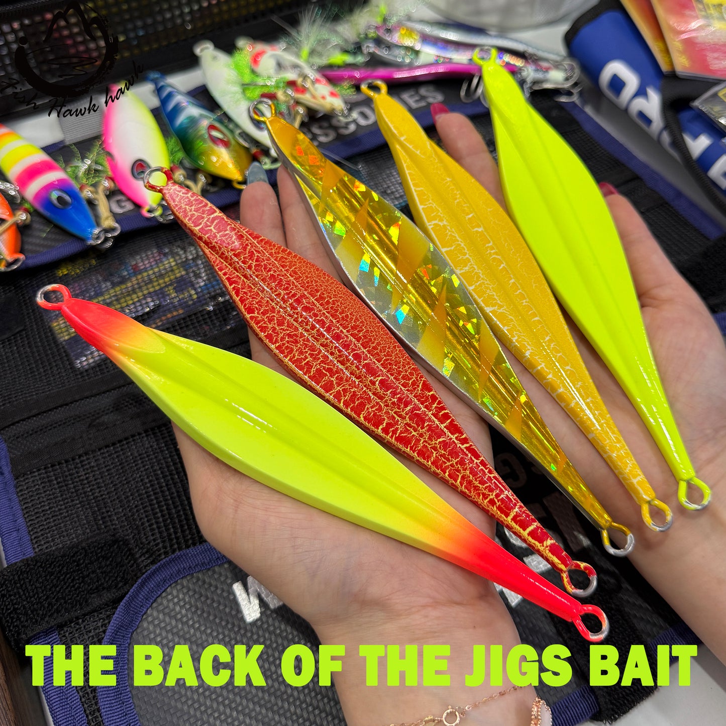 New 160g 200g 300g 400g Butterfly Style Vertical Jigging Lures Slow Pitch Jigs for for Saltwater/Freshwater