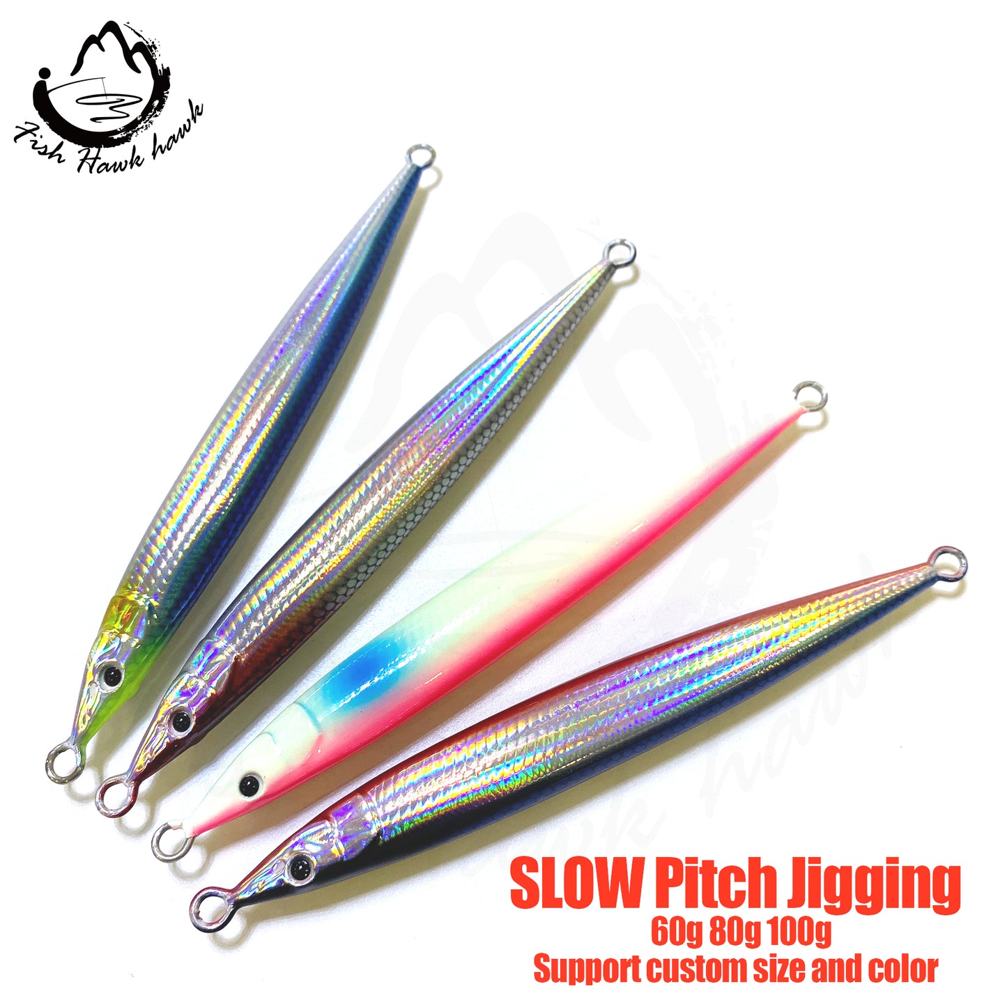 海#86 Slow/Speed Pitch Jigs Bait 60g 80g 100g 120g 150g 180g