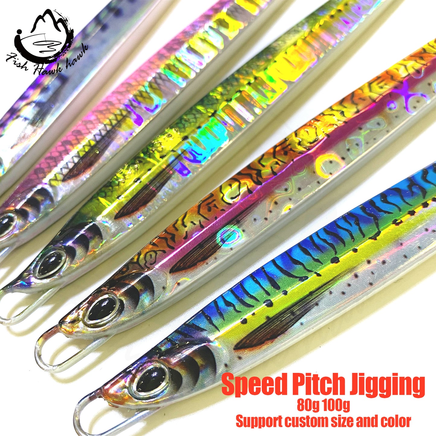 骏#106 Speed Pitch Jigs Bait 80g 100g