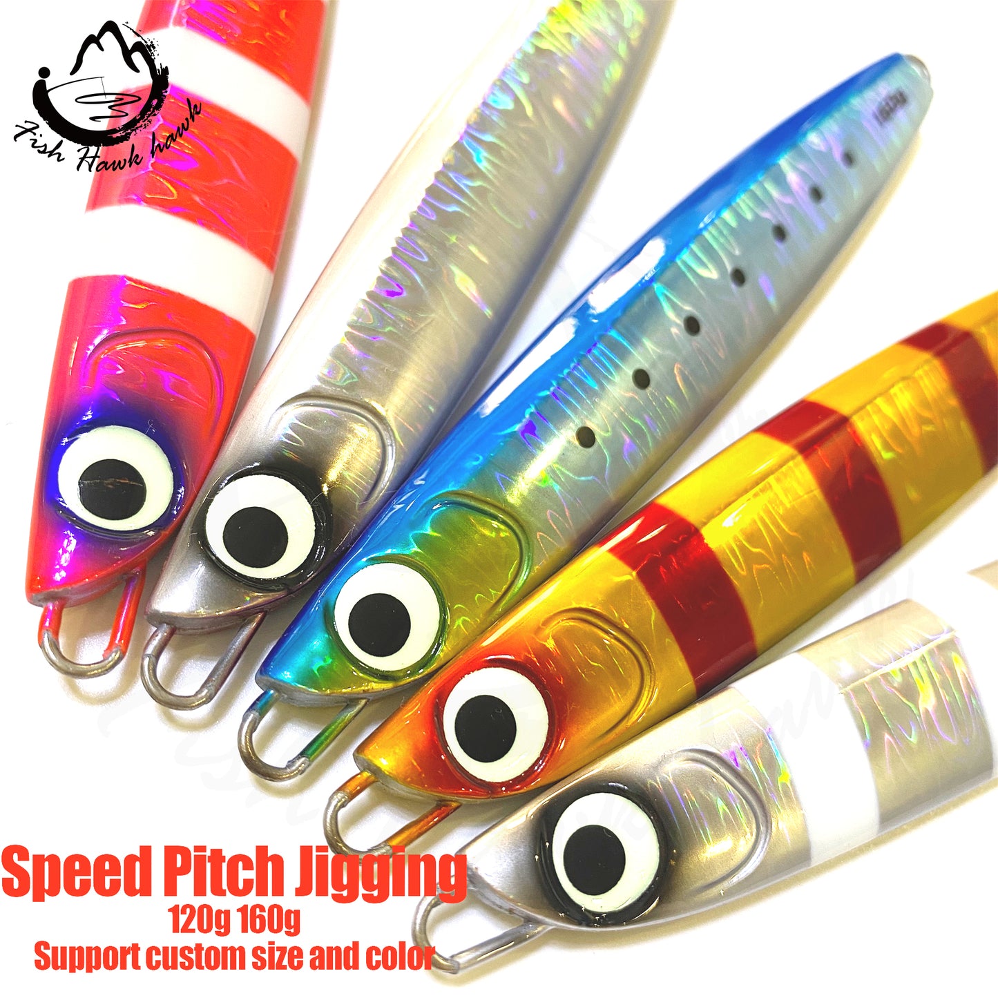 骏#50 Speed Pitch Jigs Bait 120g 160g