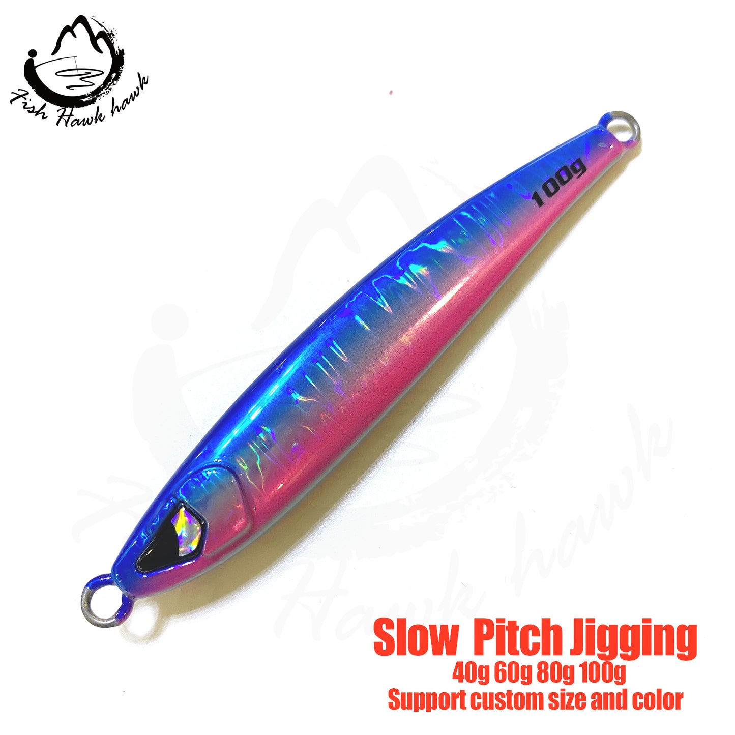 海#37 Slow/Speed Pitch Jigs Bait 40g 60g 80g 100g