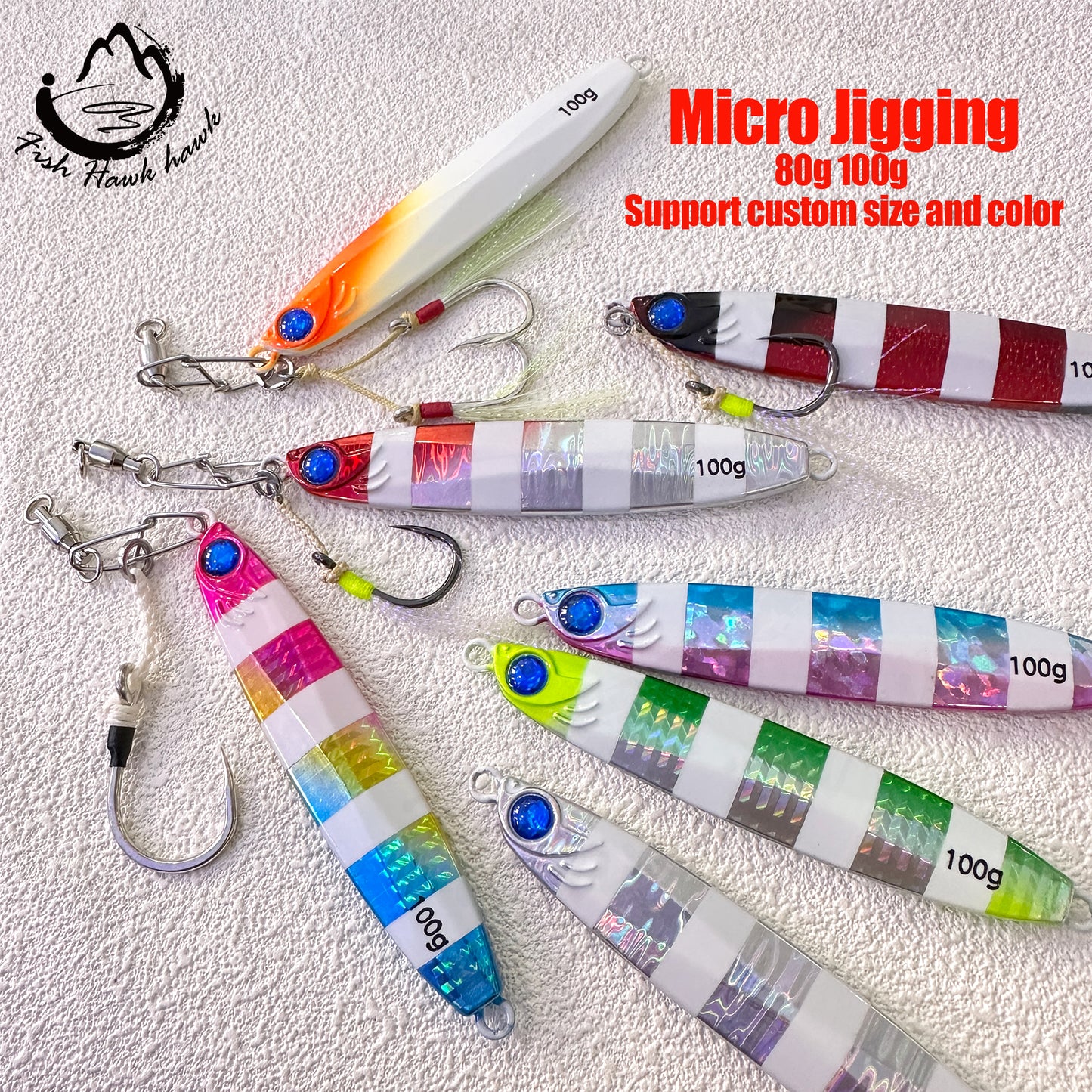 海#143 Micros Jigs Bait 80g 100g