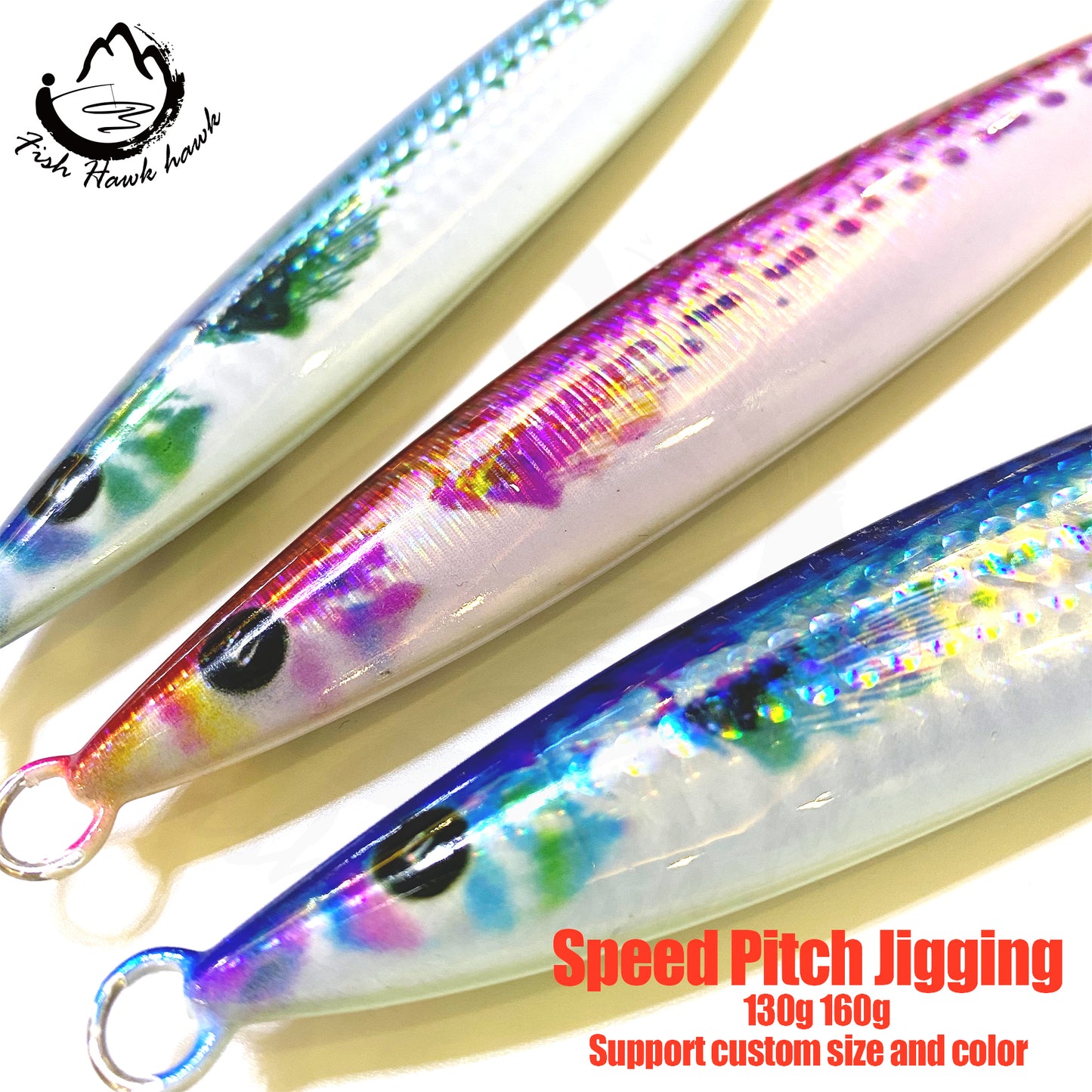 海#134 Slow/Speed Pitch Jigs Bait 130g 160g