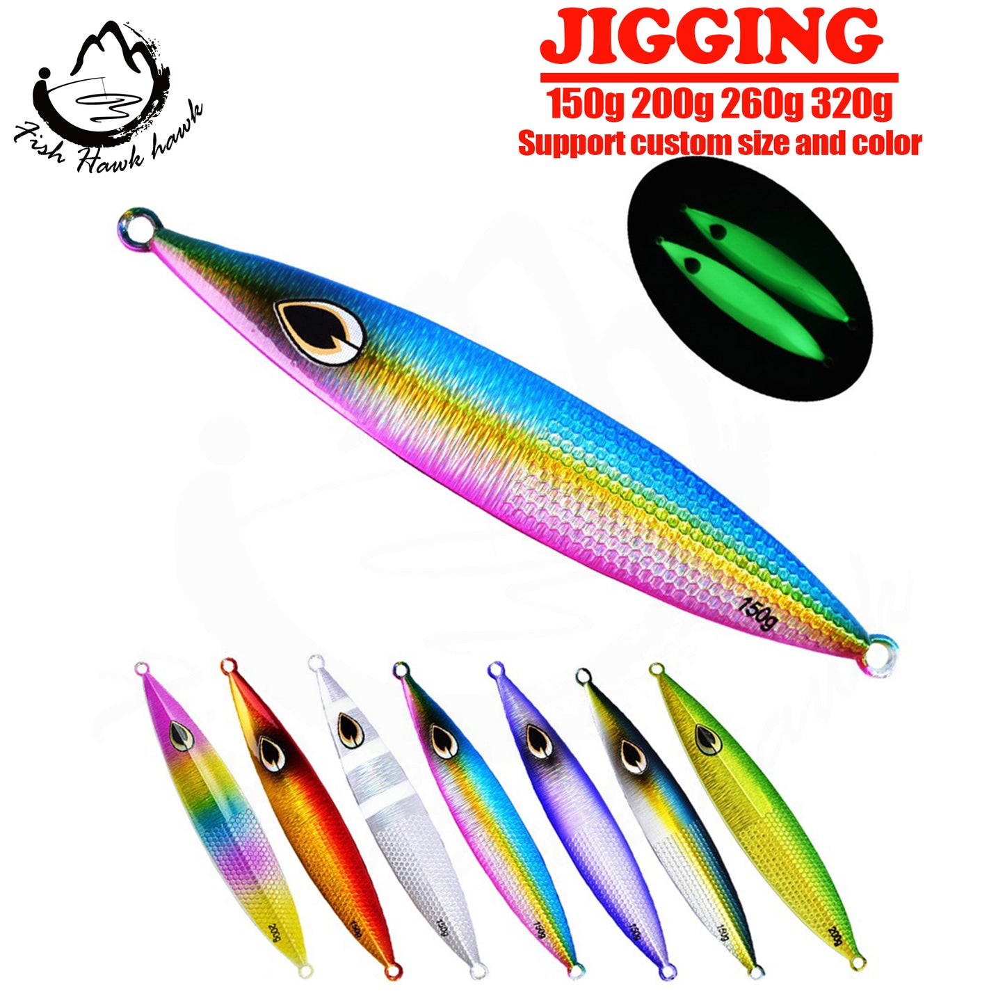 #13 Slow/Speed Jigs 150g 200g 260g 320g