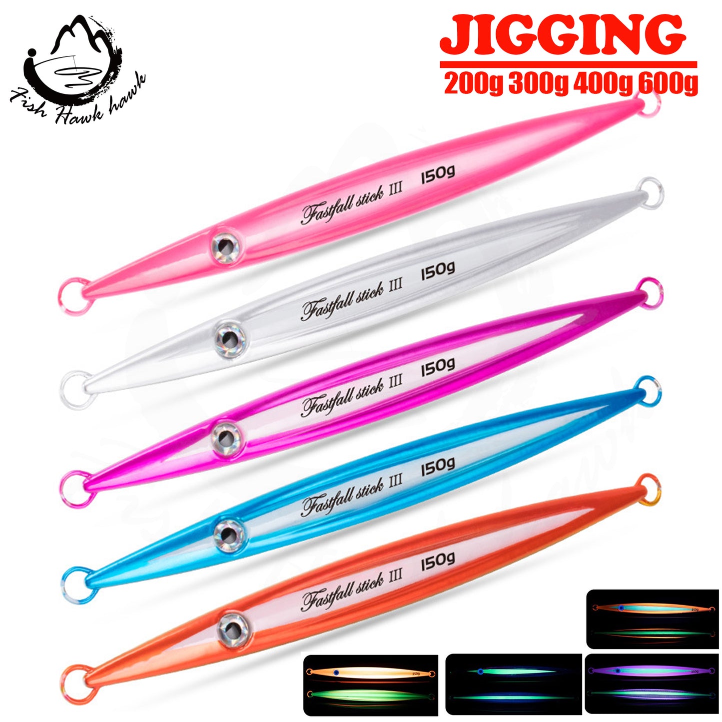#29 Slow/Speed Jigs 150g 200g 250g 300g 400g