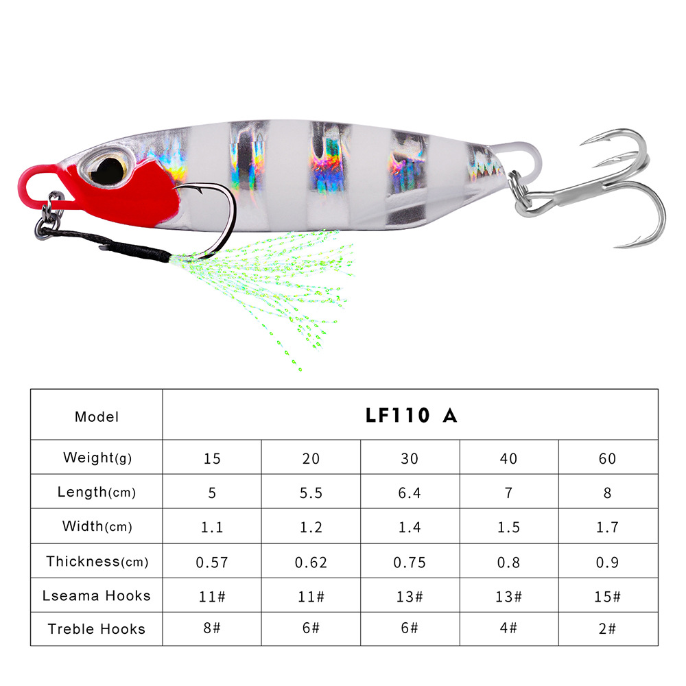 #78 Slow Pitch Jigs 20g 30g