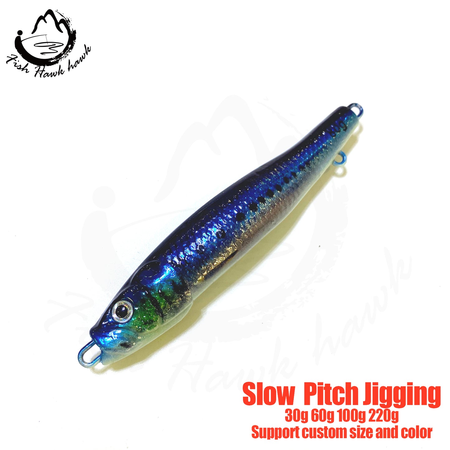 延#74 Slow/Speed Pitch Jigs Bait 30g 60g 100g 220g