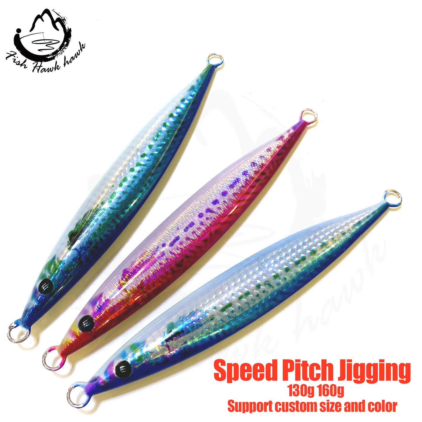 海#134 Slow/Speed Pitch Jigs Bait 130g 160g