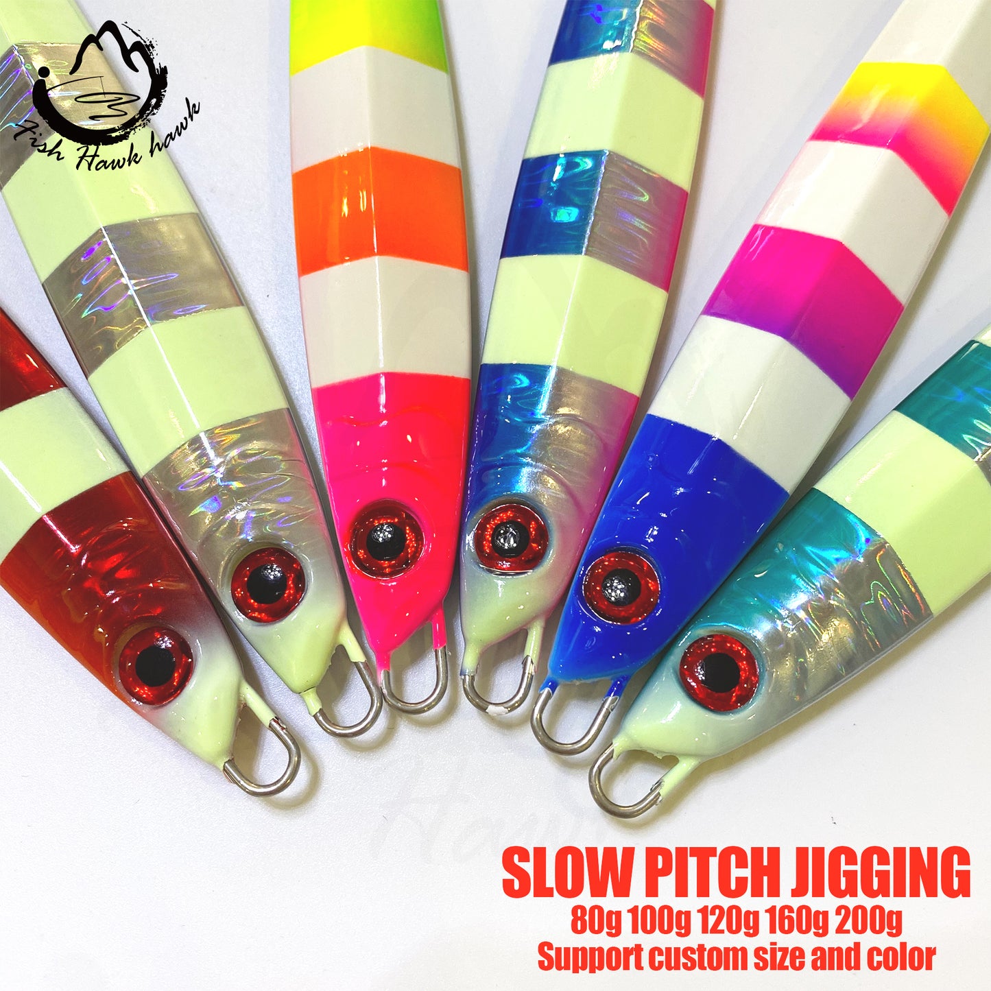 明#36 Speed Pitch Jigs Bait 80g 100g 120g 160g 200g