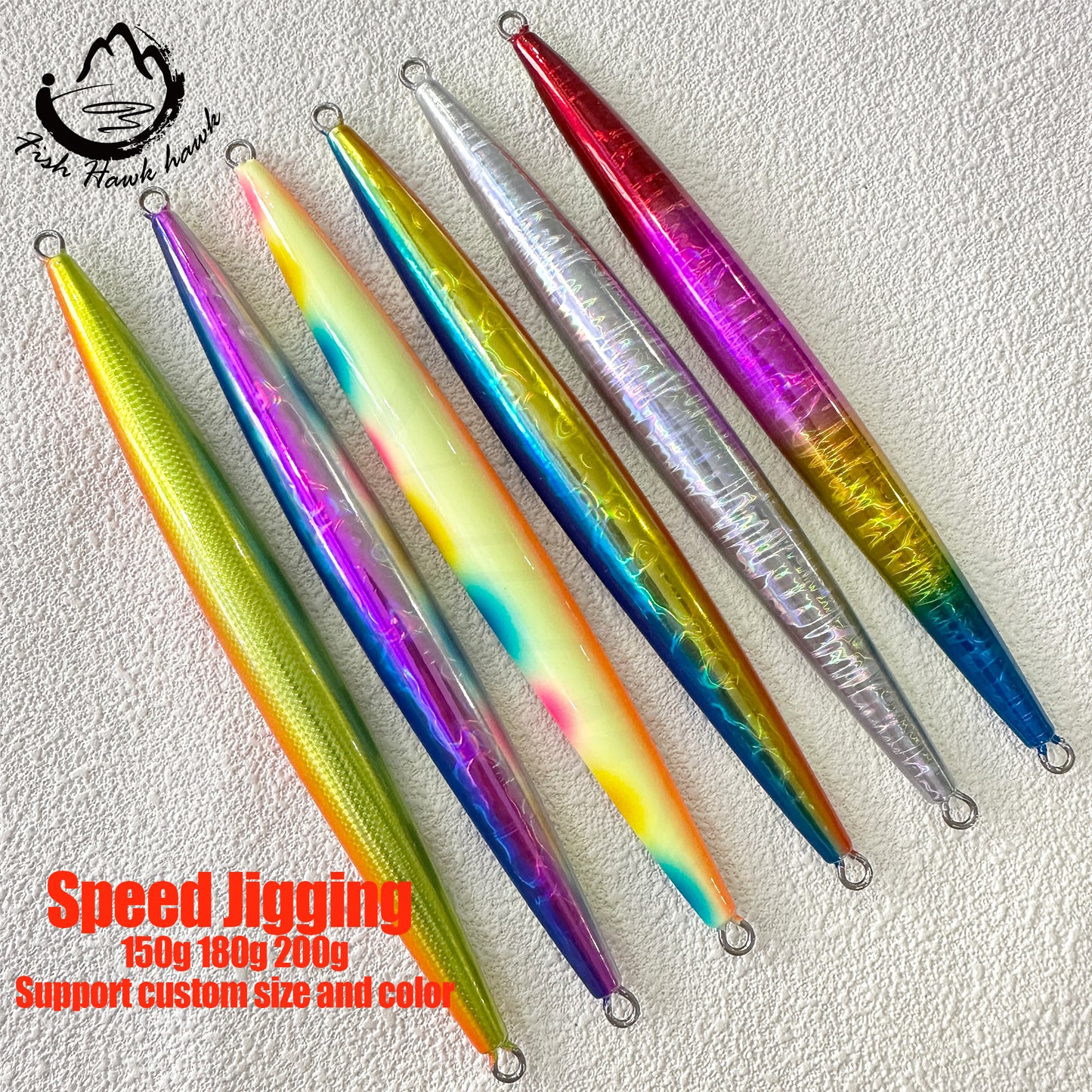 #52 Speed/Slow Pitch Jigs 150g 180g 200g