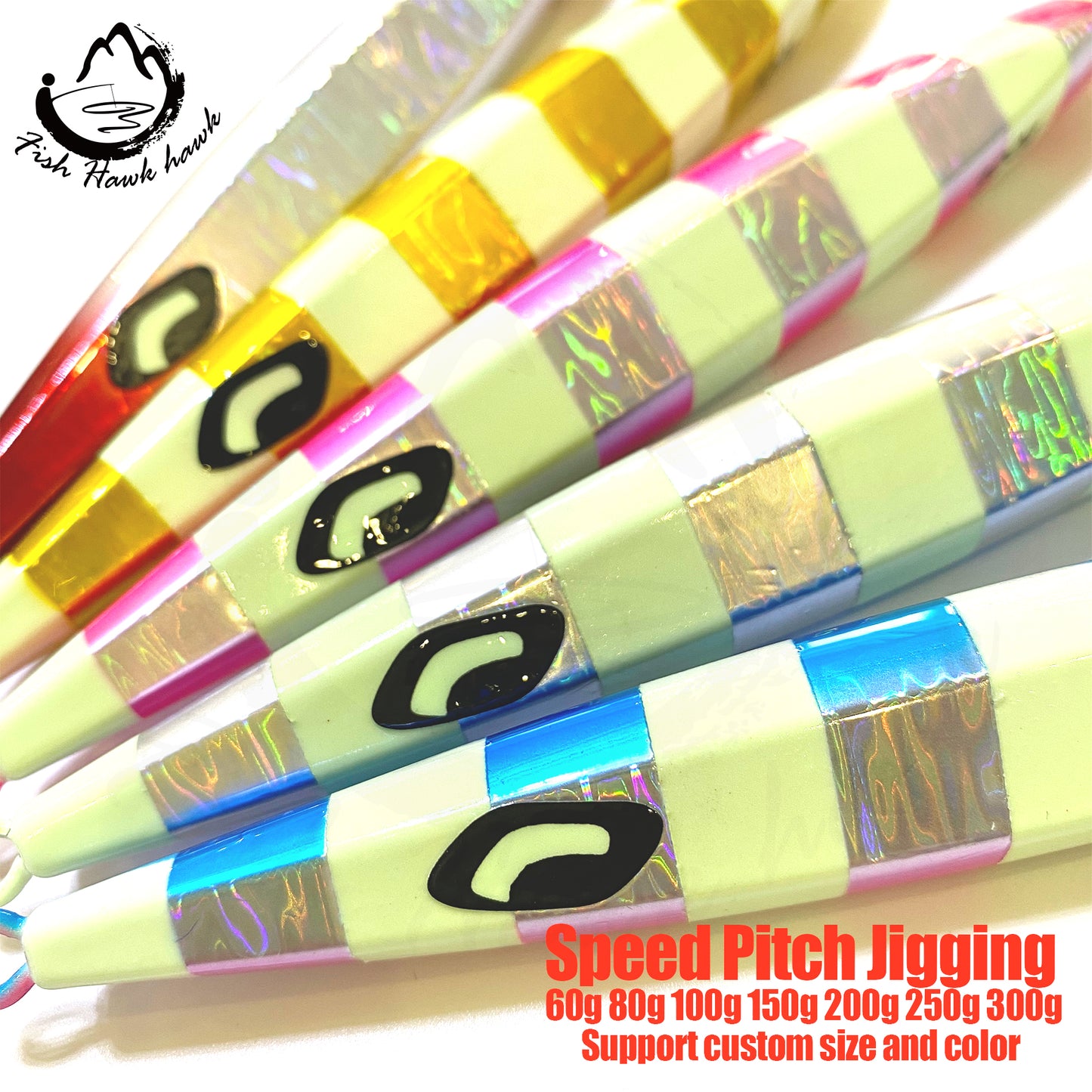 洋#51 Speed Pitch Jigs Bait 60g 80g 100g 150g 200g 250g 300g
