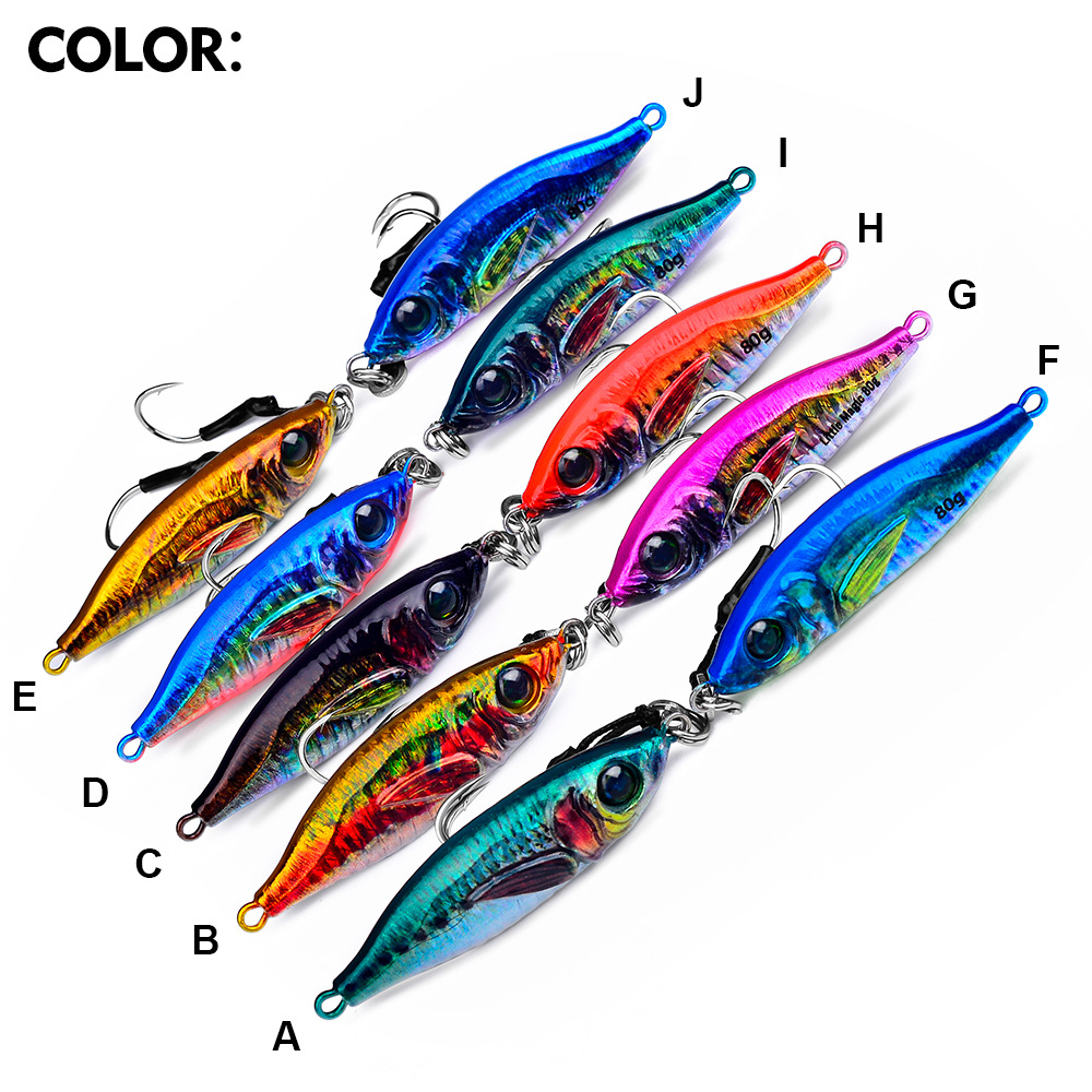 #68 Slow Pitch Jigs 30g 40g 60g 80g