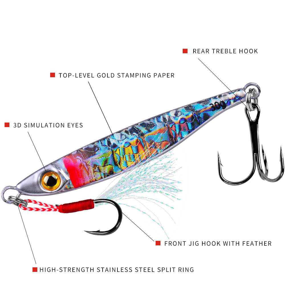 #74 Slow Pitch Jigs 7g 10g 15g 20g 30g