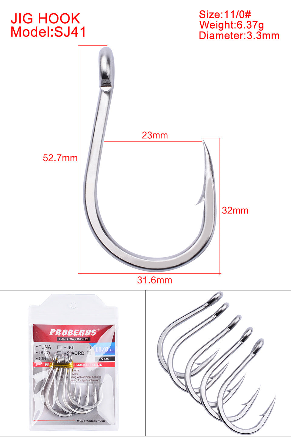 BKK assist hook#49 SJ41-1/0 3/0 5/0 7/0 9/0 11/0 13/0