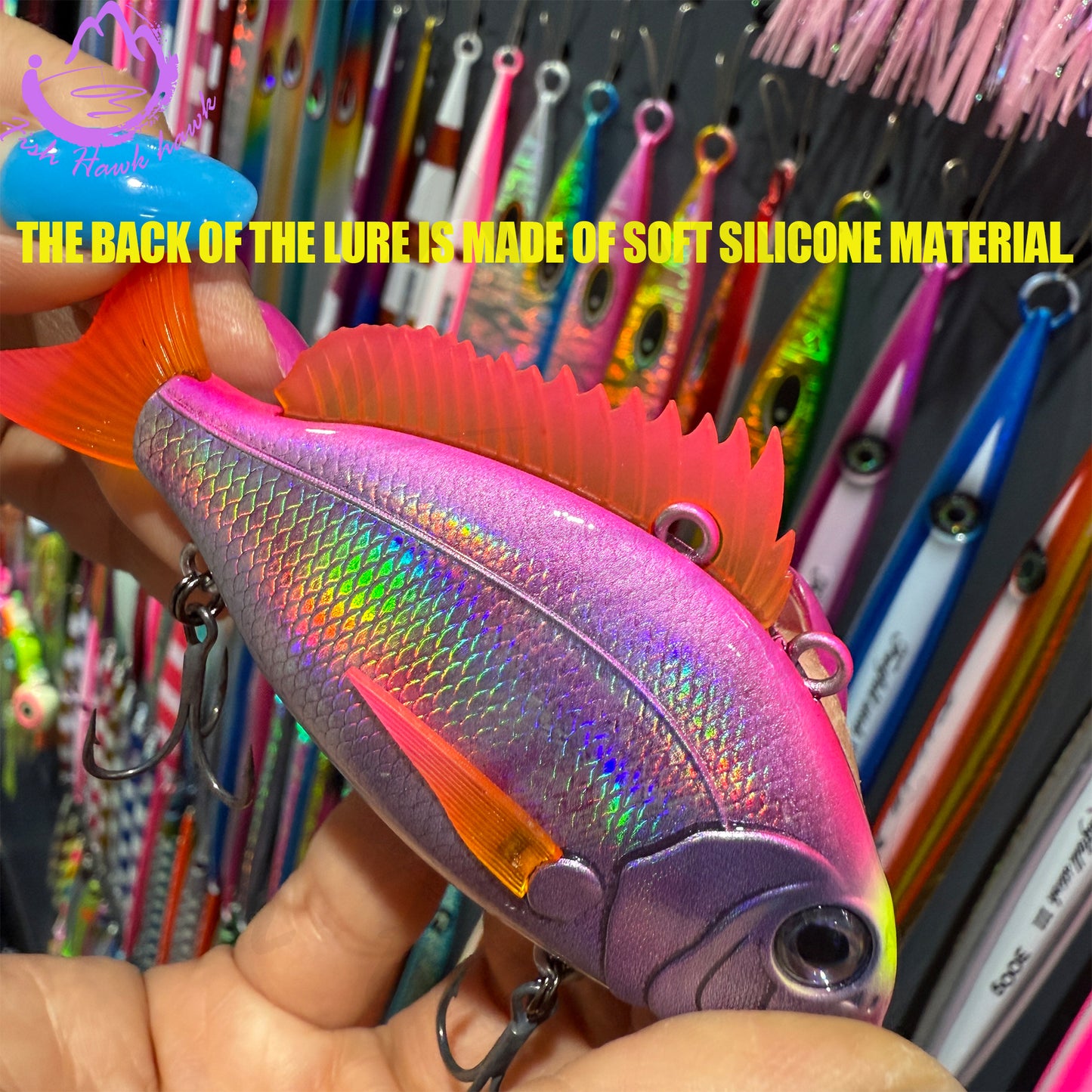 Snapper VIB 3D simulation lure fake Saltwater plastic bait 11g30g24g