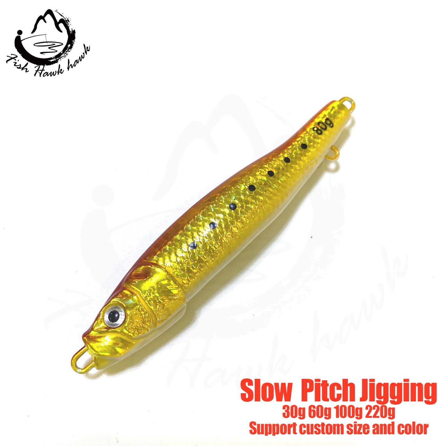 延#74 Slow/Speed Pitch Jigs Bait 30g 60g 100g 220g