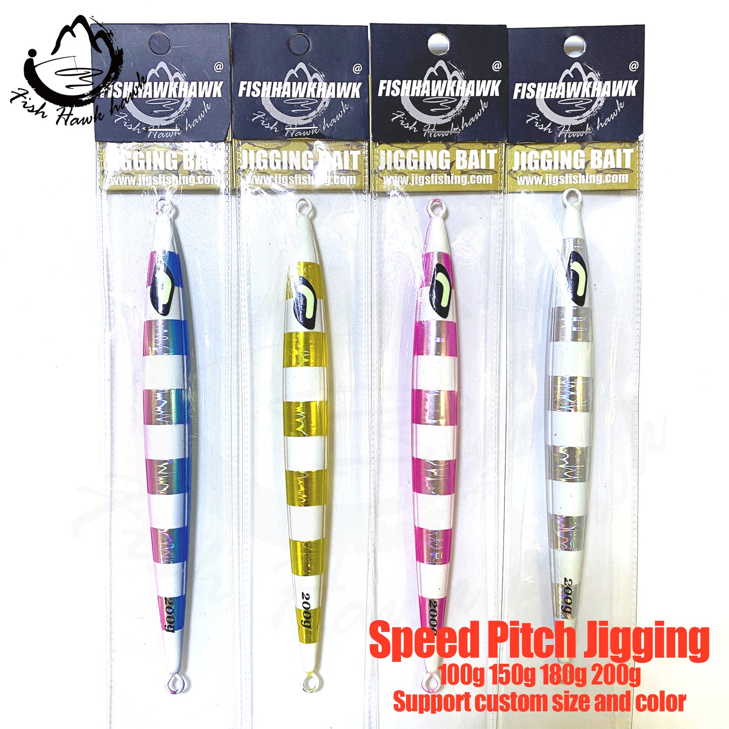 渔#79 Speed Pitch Jigs Bait 100g 150g 180g 200g