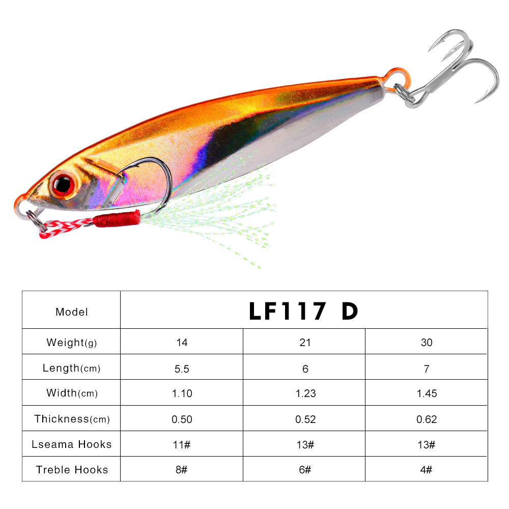 #79 Slow Pitch Jigs 14g 21g 30g