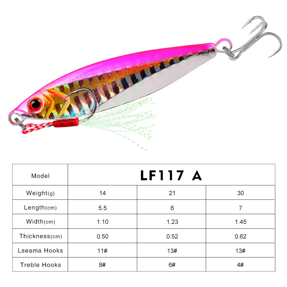 #79 Slow Pitch Jigs 14g 21g 30g