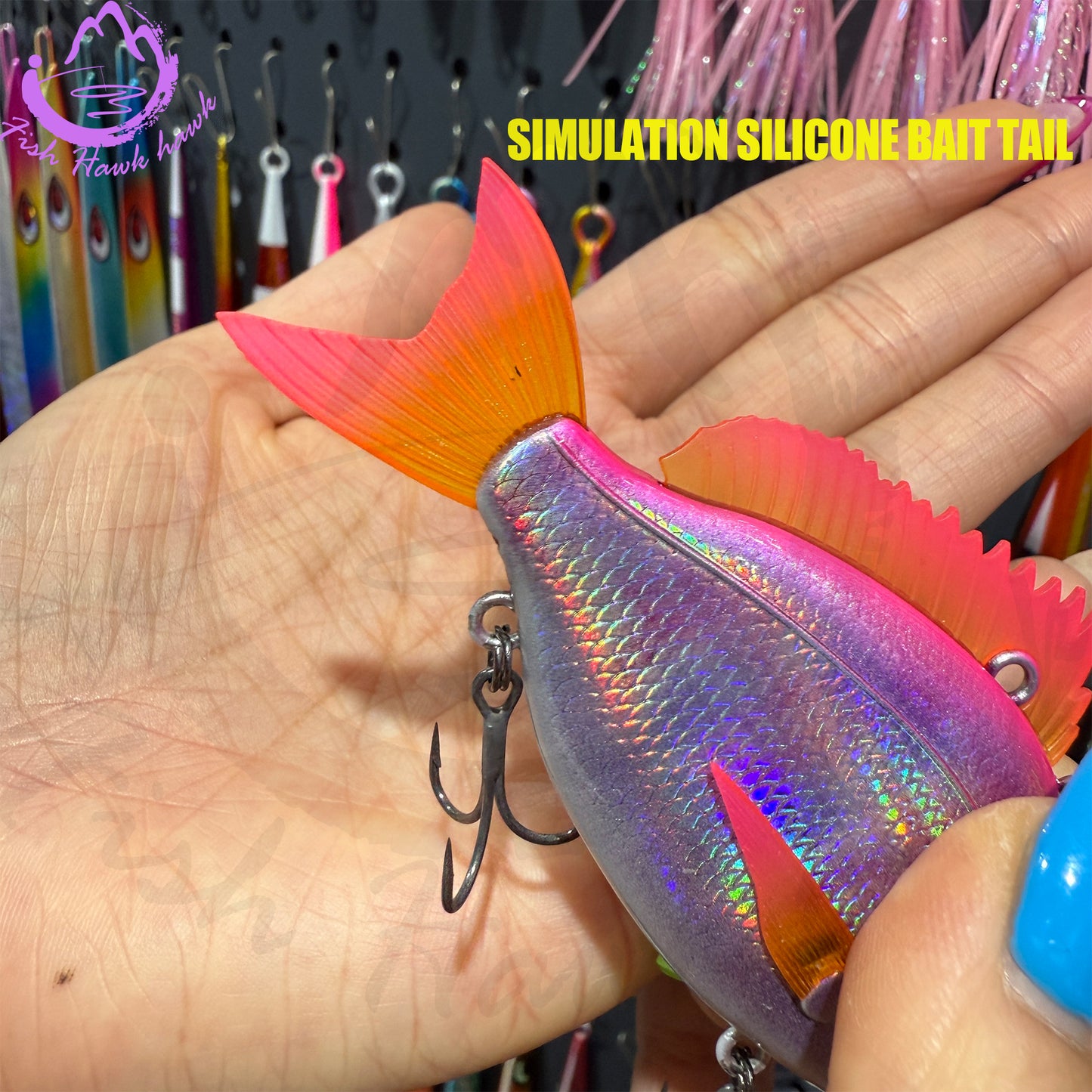 Snapper VIB 3D simulation lure fake Saltwater plastic bait 11g30g24g