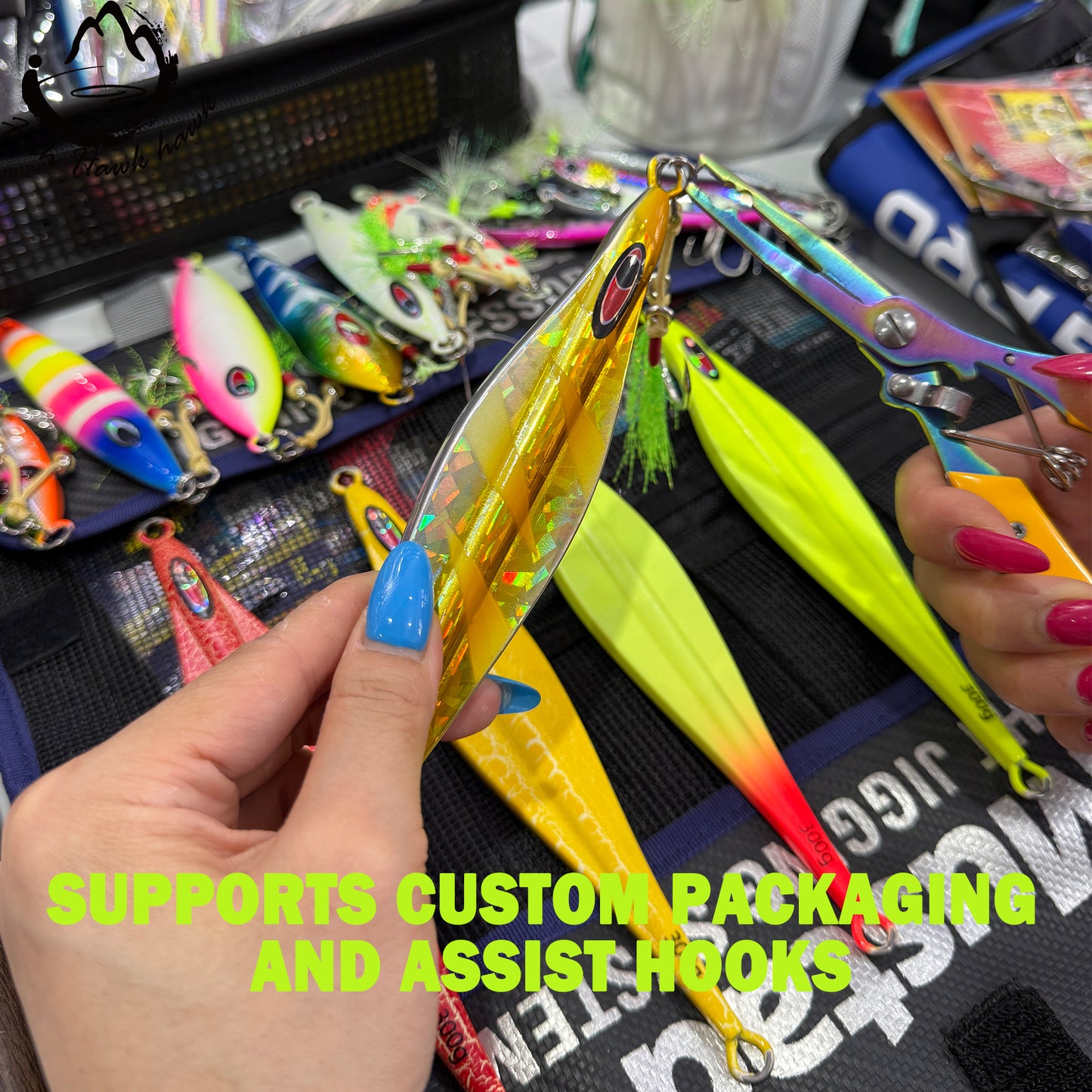 New 160g 200g 300g 400g Butterfly Style Vertical Jigging Lures Slow Pitch Jigs for for Saltwater/Freshwater