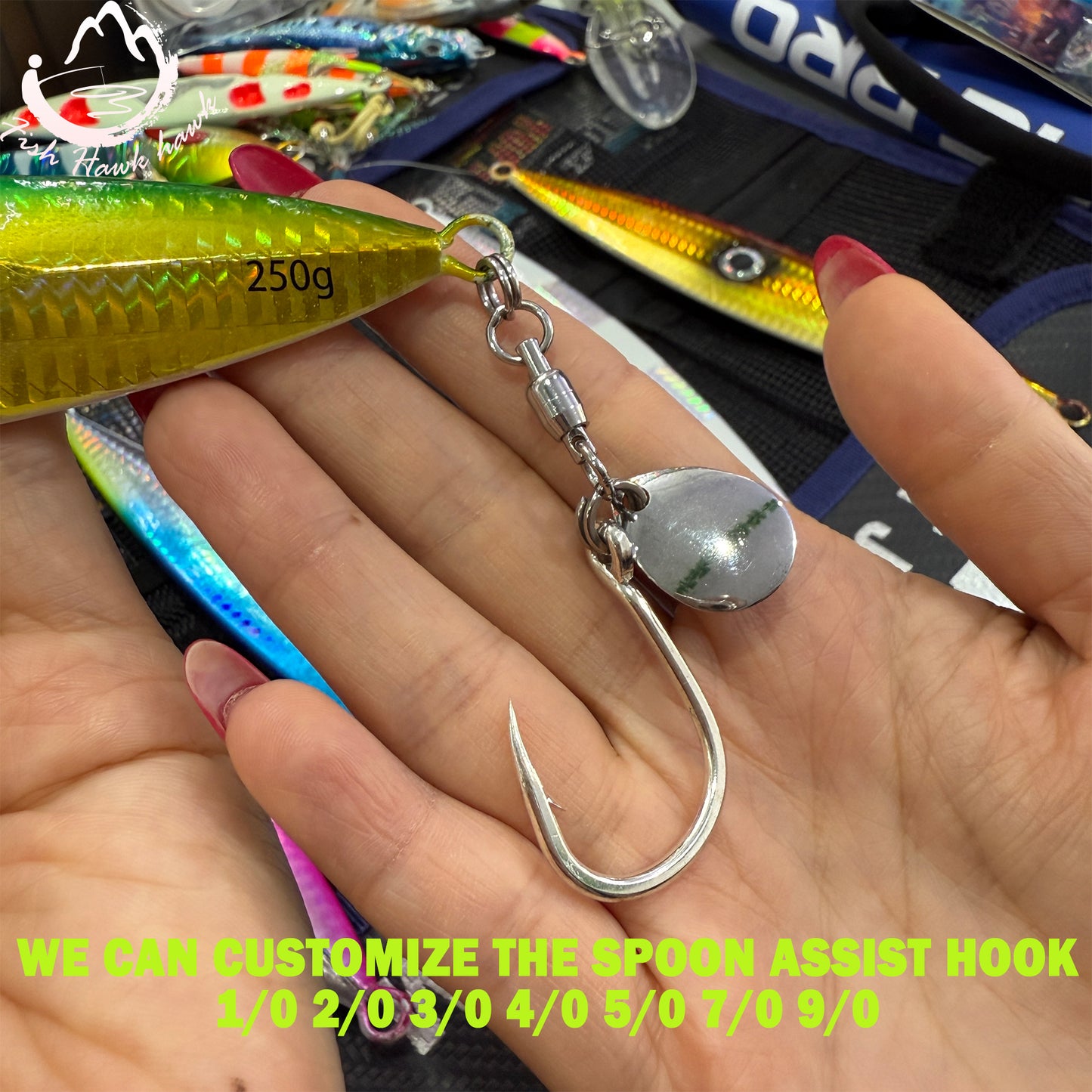 Slow Pitch Jigging Iron Plate Jig 30g 40g 60g 80g 100g 120g 150g 200g 250g 300g 400g 500g Saltwater Jigging Lure Set for Offshore Deep Sea and Vertical Fishing with UV Glow