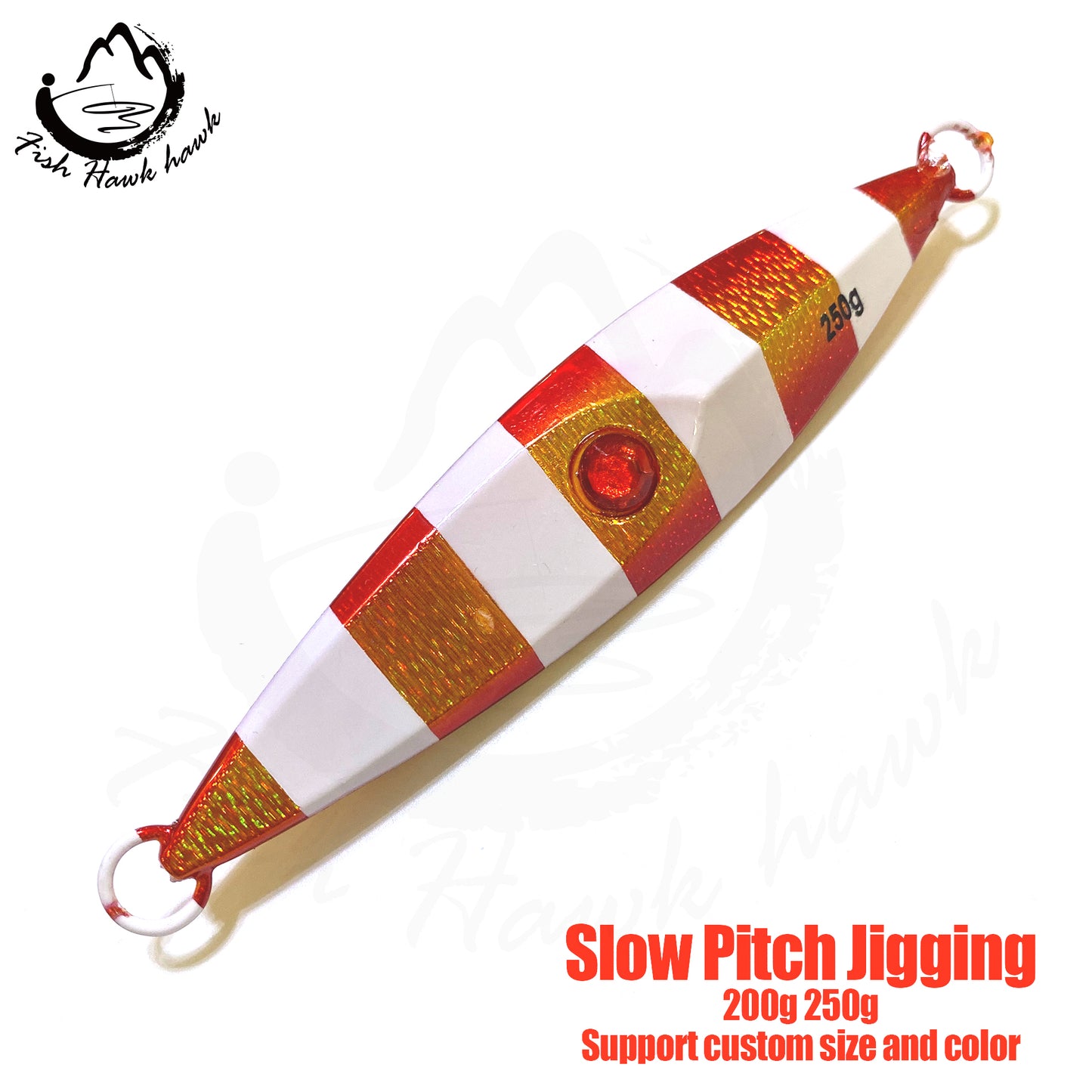 渔#38 Slow Pitch Jigs Bait 200g 250g